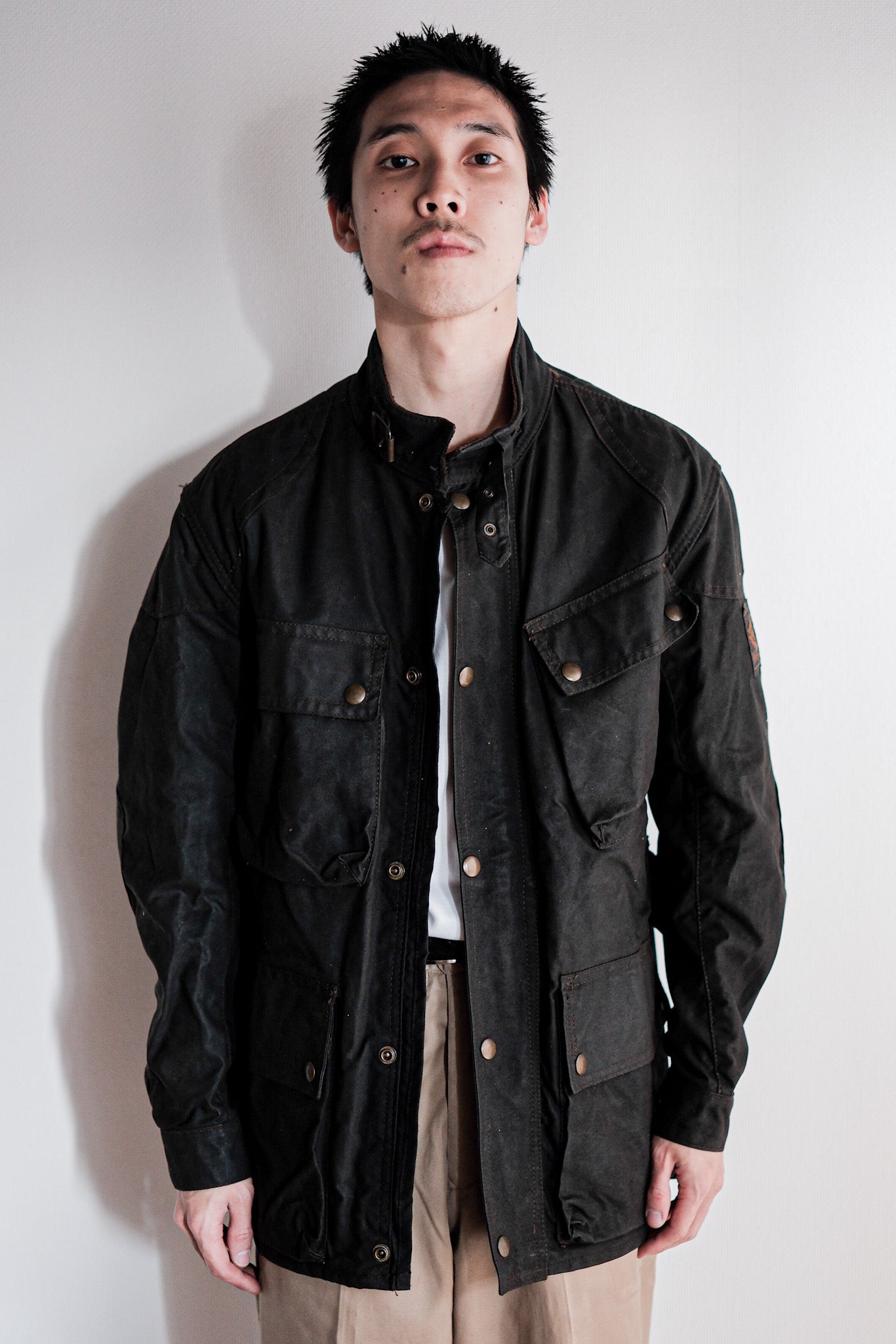 【~60's】Vintage Belstaff Waxed Jacket & Trousers Set Up Size.38 "TRIALMASTER"