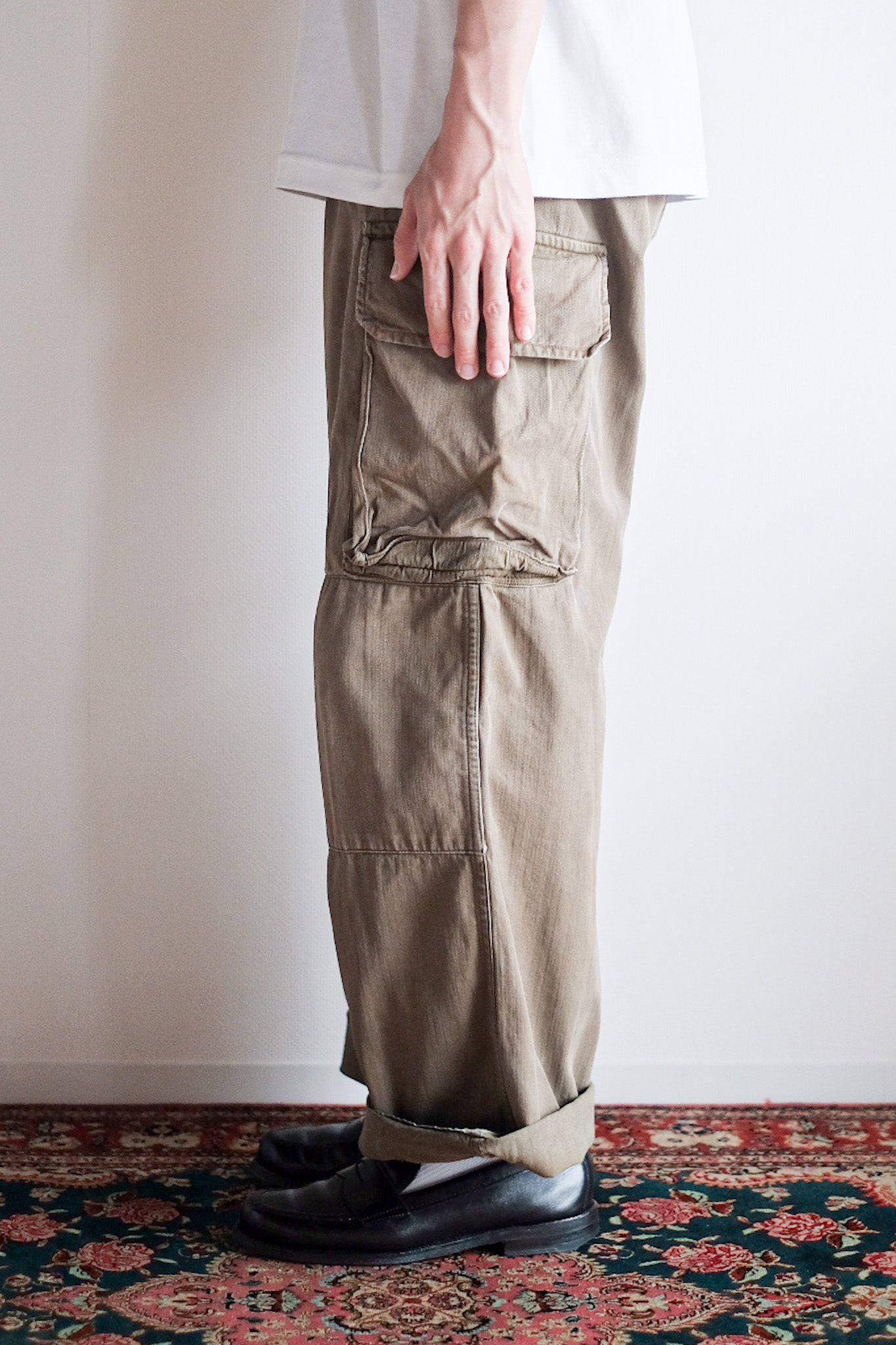 【~50's】French Army M47 Field Trousers Size.31