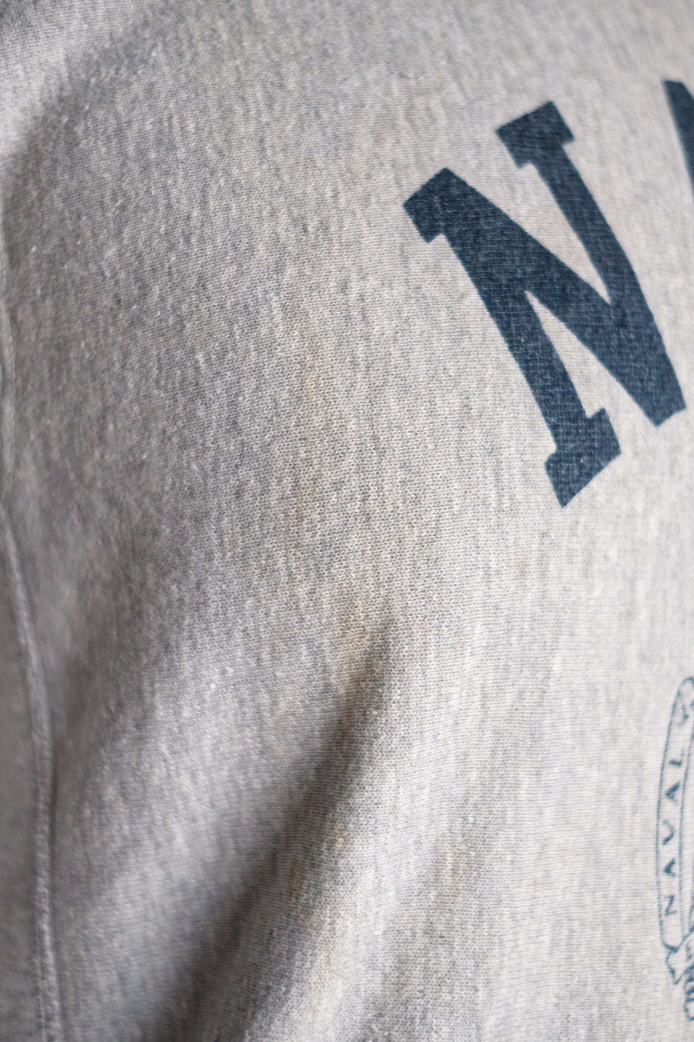 【~80's】Vintage Champion Reverse Weave Sweatshirt "USNA"