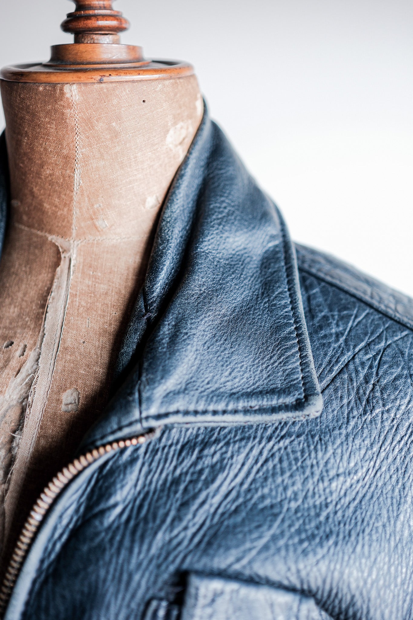 【~70's】French Air Force Pilot Leather Jacket