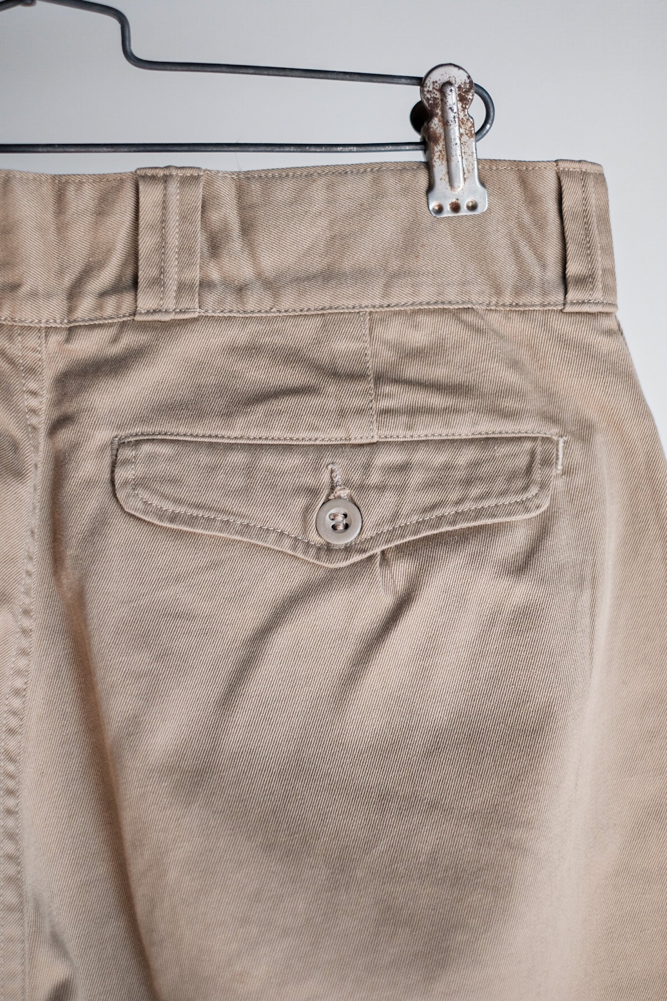 【~60's】French Army M52 Chino Trousers Size.21