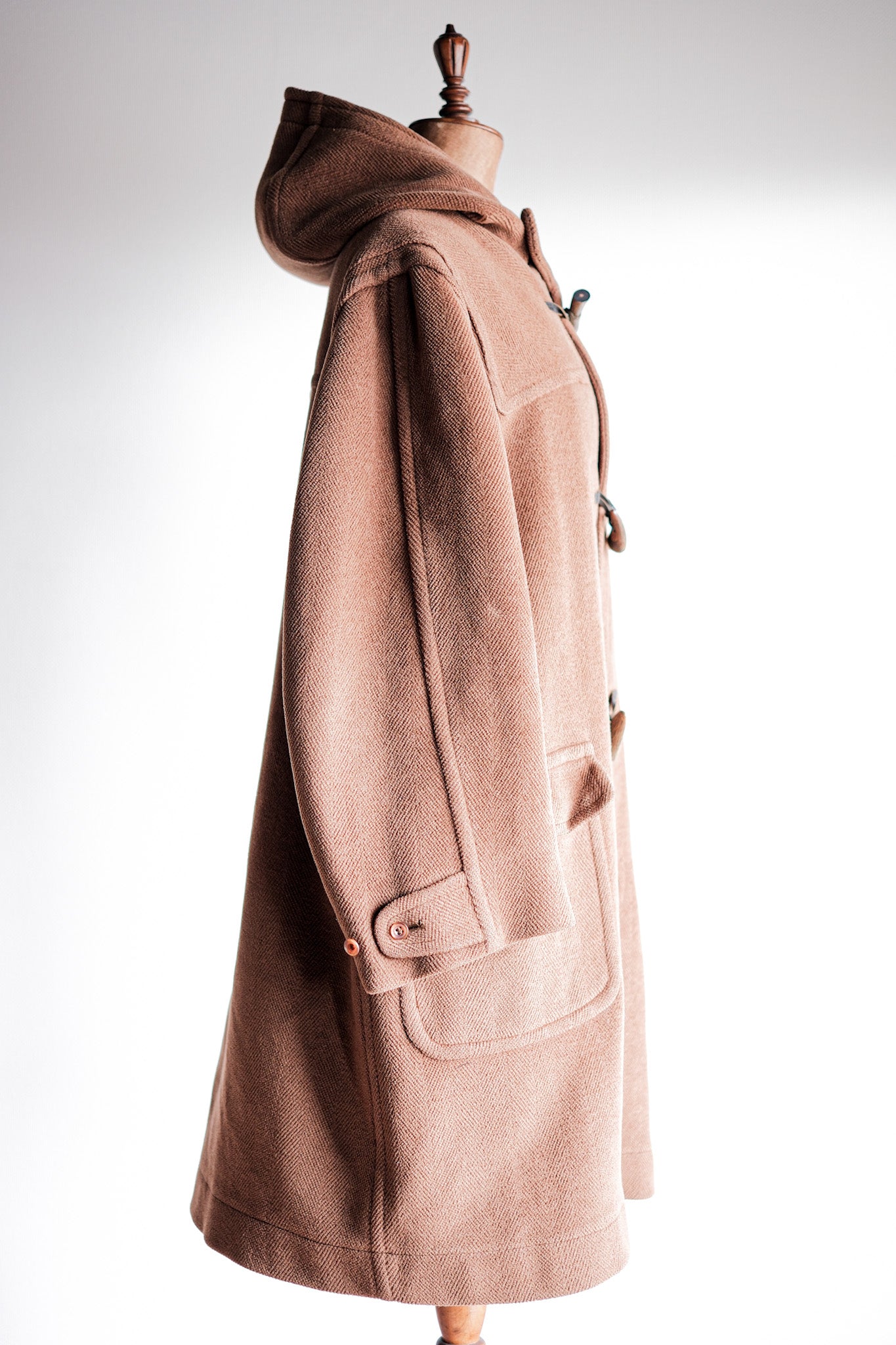 【~90's】Old INVERTERE Wool Duffle Coat "Moorbrook"