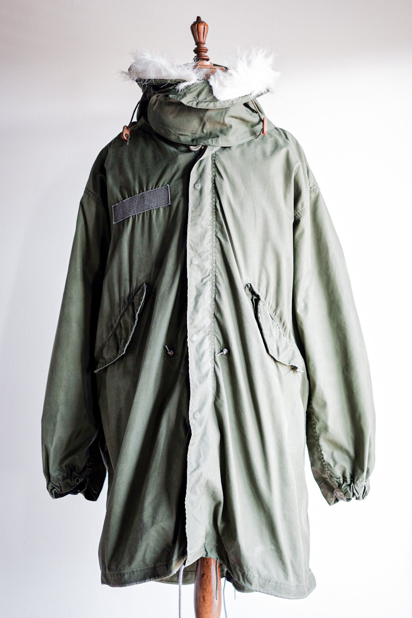 【~80's】U.S.ARMY M-65 Fishtail Parka Size.MEDIUM "Full Set"
