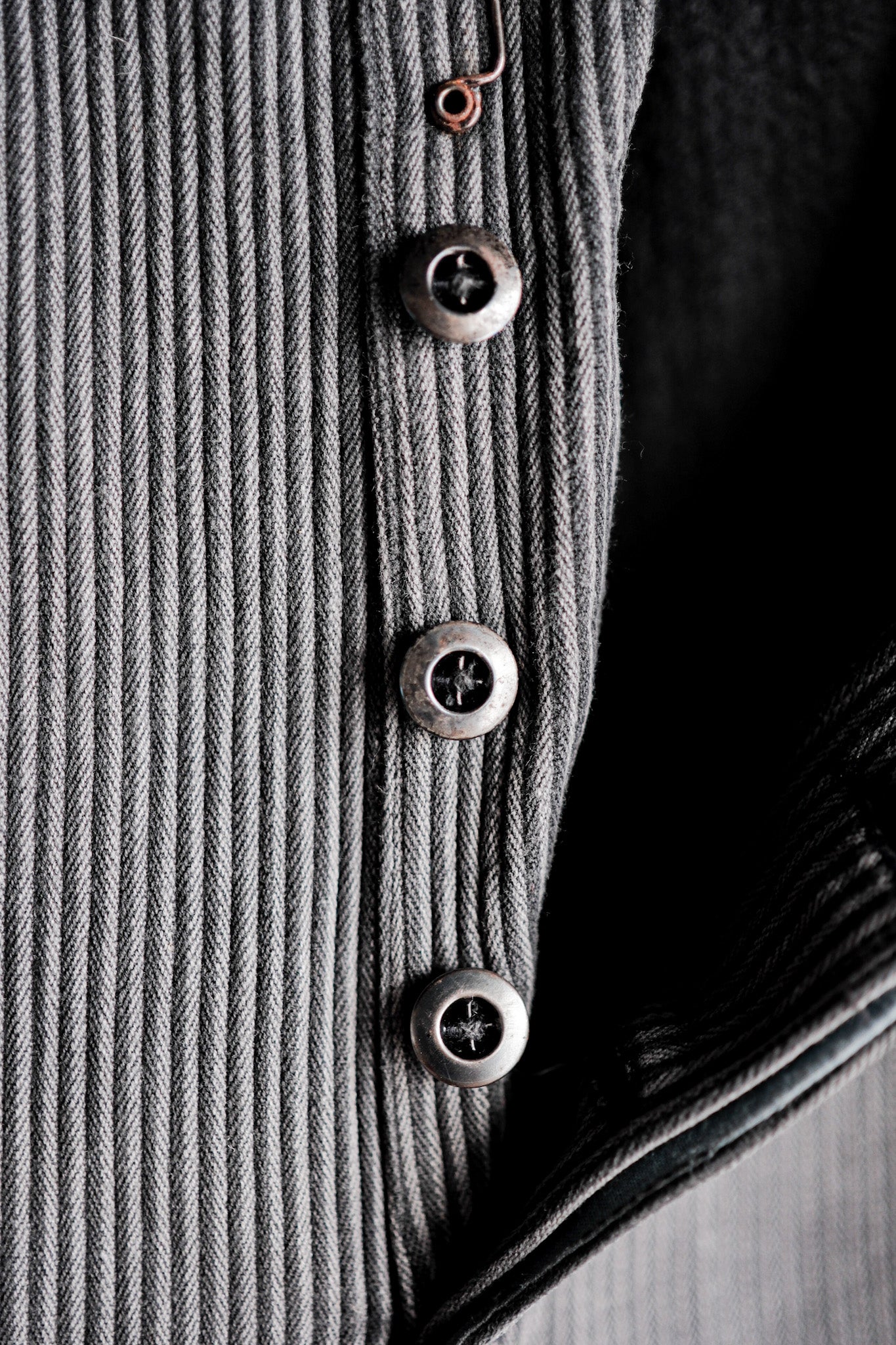 【~50's】French Vintage Cotton Pique Work Pants