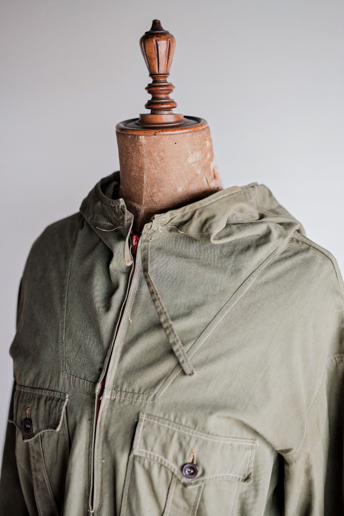 【~40's】German Vintage Cotton Mountain Smock