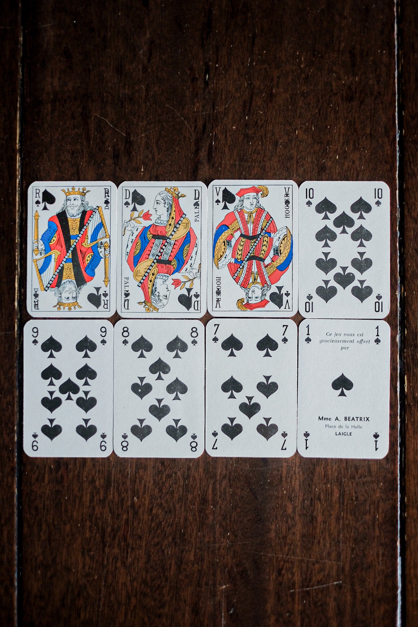 【~40's】French Vintage Playing Cards "Le Mont St Michel"