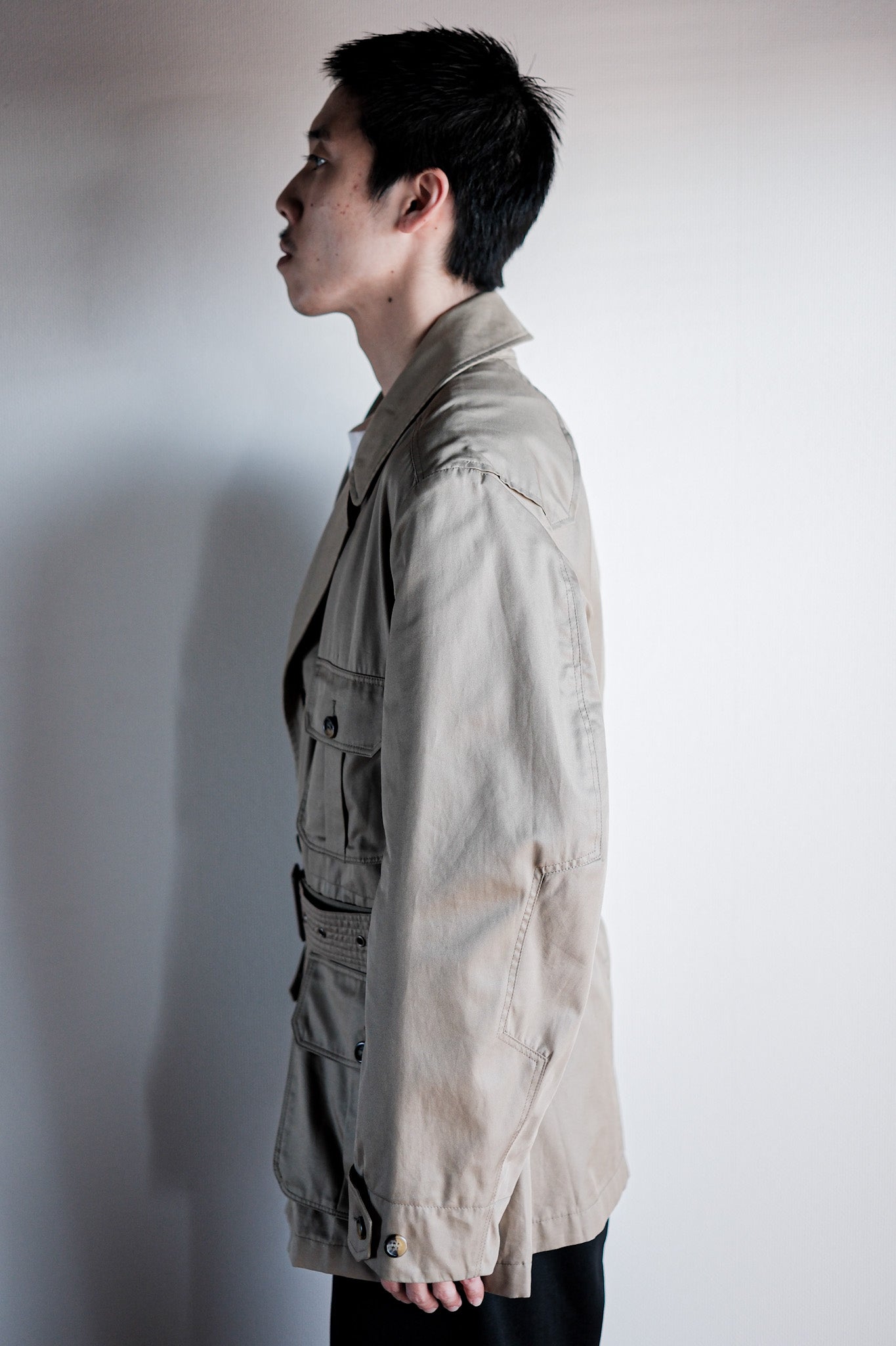 【~00’s】Grenfell Safari Style Jacket With Chin Strap