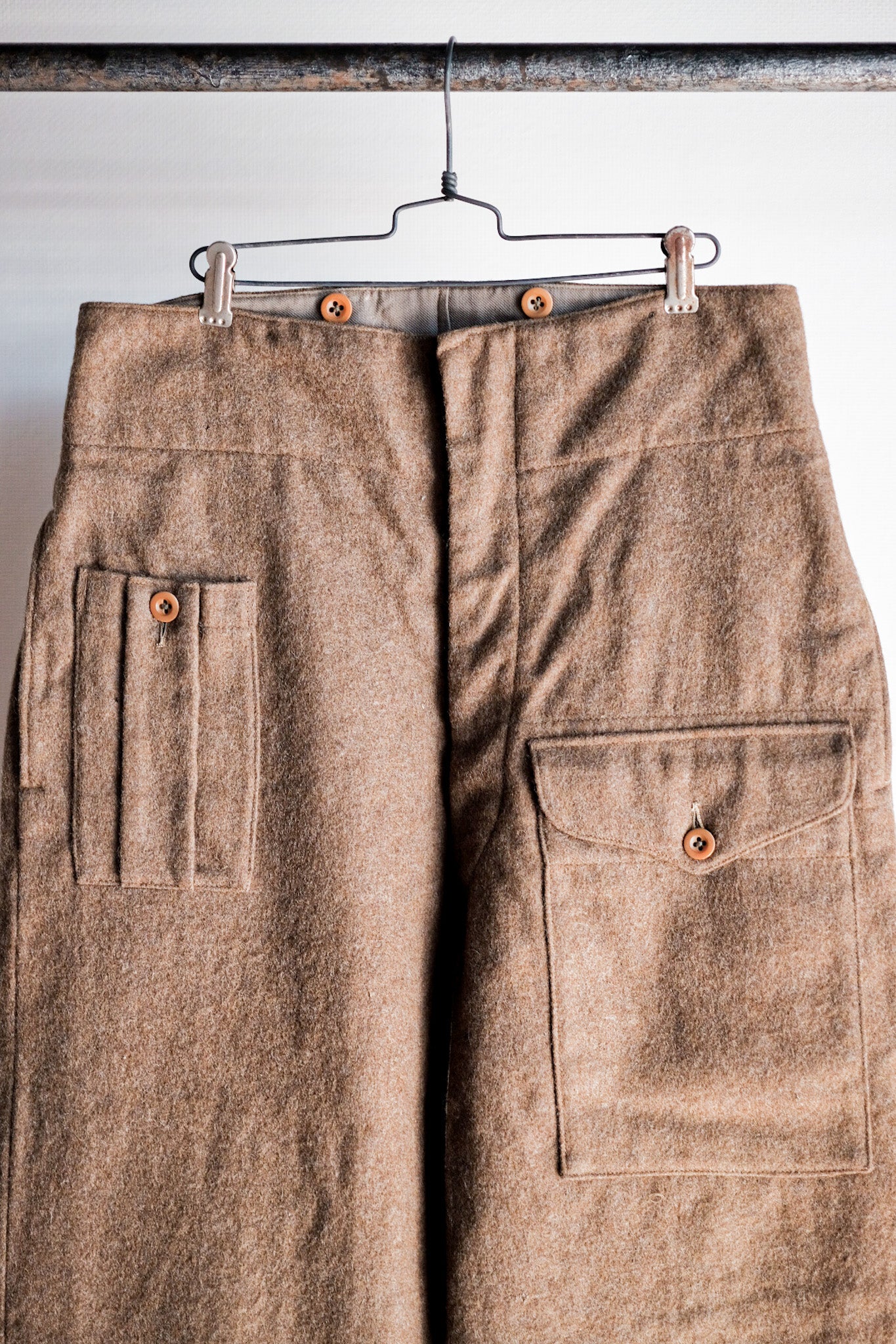 【~50's】British Army Battledress Wool Trousers