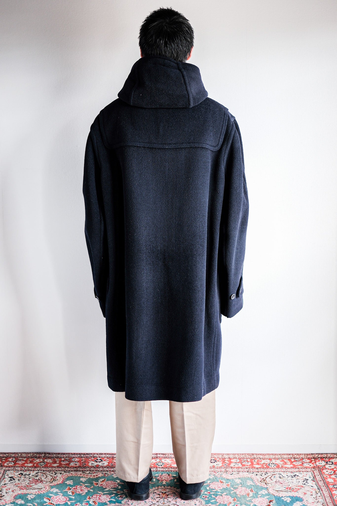 【~90's】Old INVERTERE Wool Duffle Coat "Moorbrook"