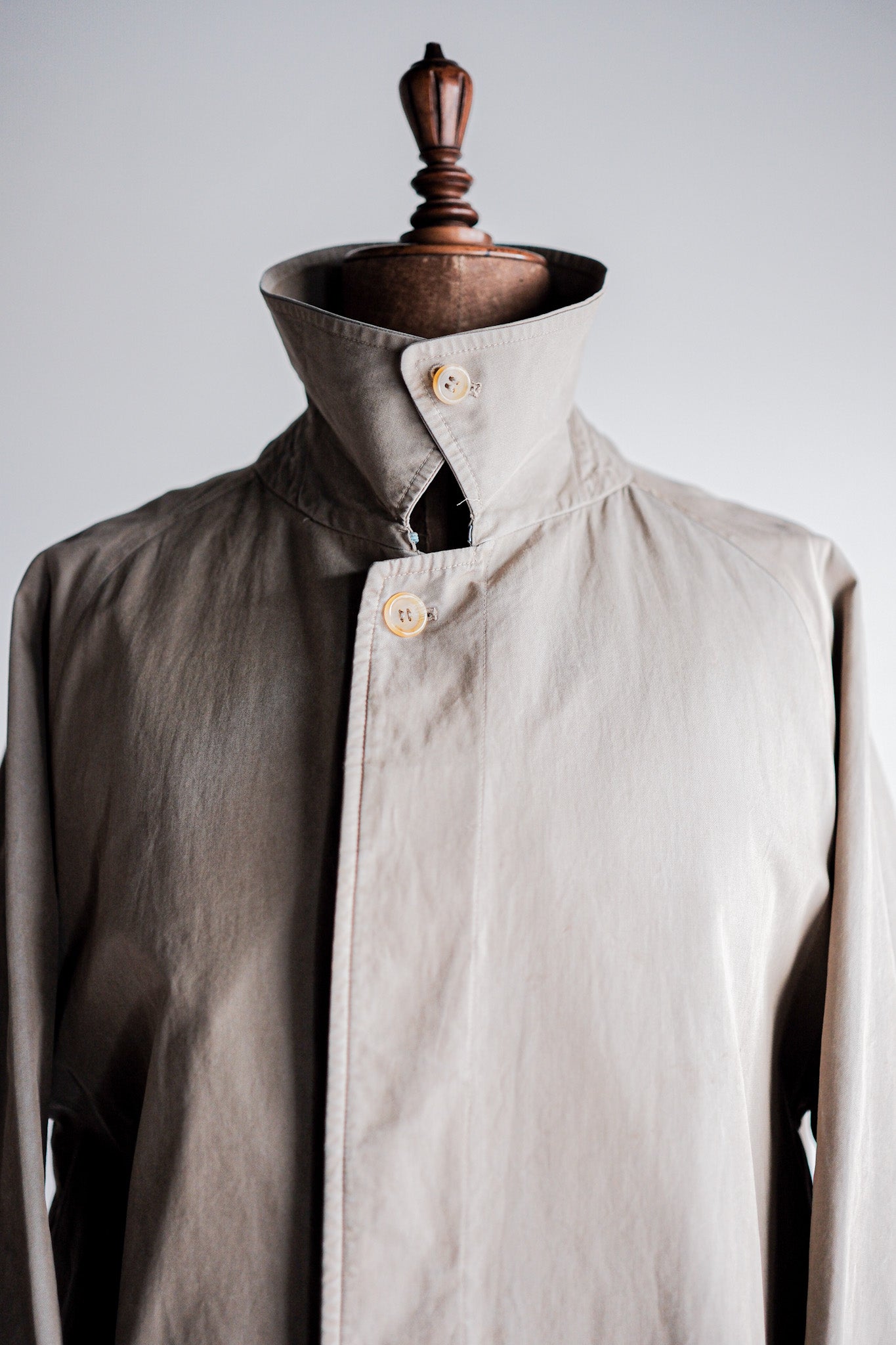 【~80's】Vintage Burberry's Single Raglan Balmacaan Coat C100 Size.48REG