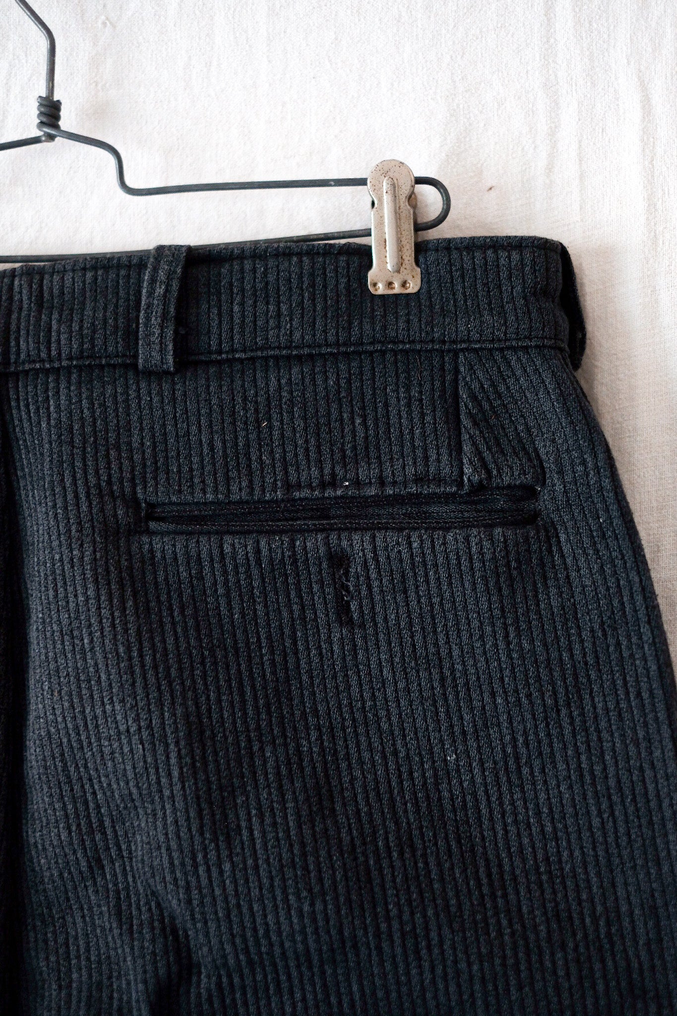 【~50's】French Vintage Cotton Pique Work Pants