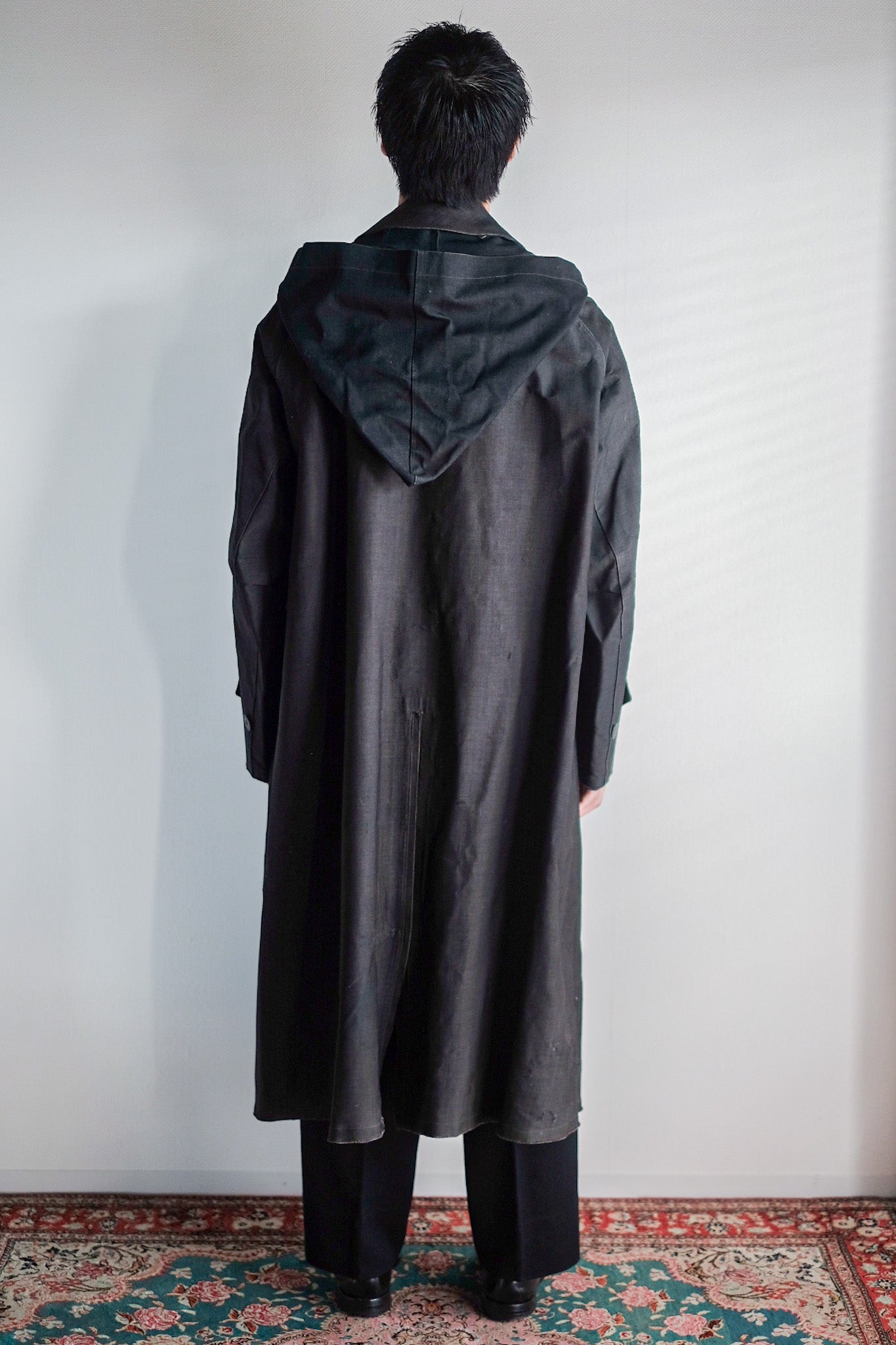 【Early 20th C】French Antique Rubber Raincoat