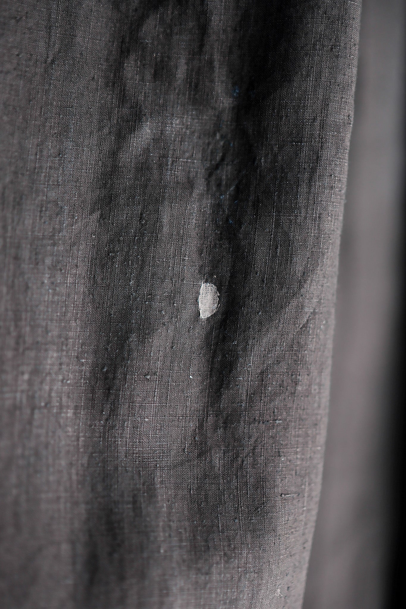 【Early 20th C】French Antique Indigo Linen Smock "Biaude"