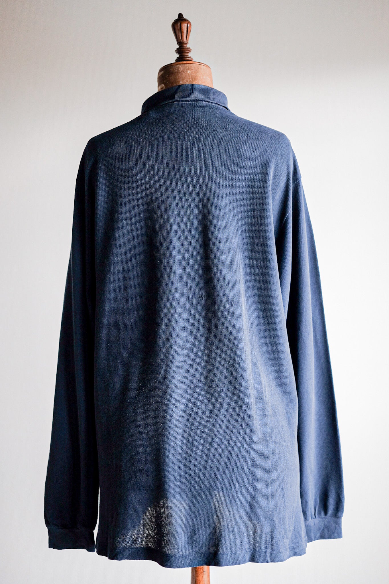 【~80's】CHEMISE LACOSTE L/S Polo Shirt Size.6 "Navy"