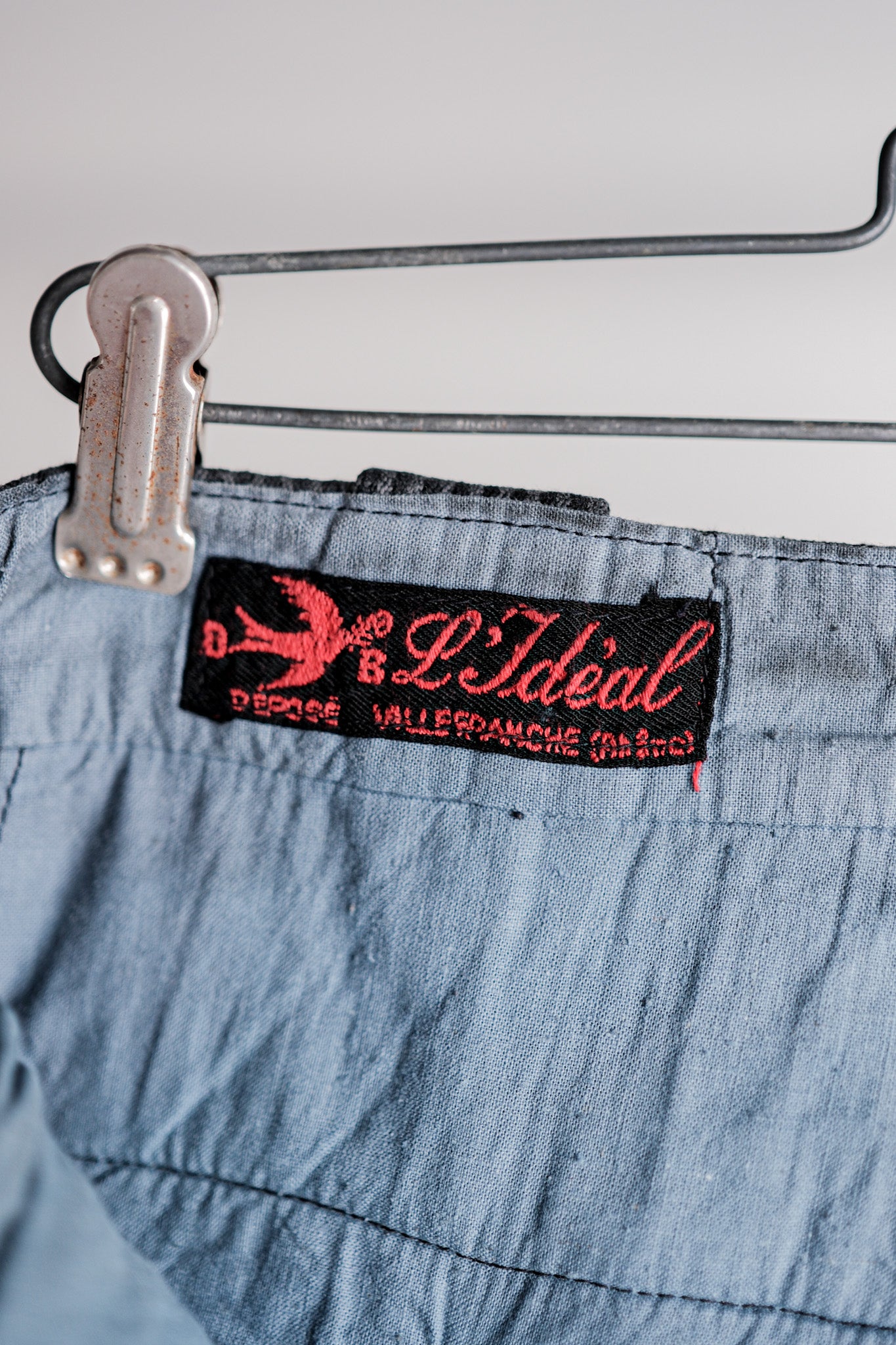 【~50's】French Vintage Cotton Pique Work Pants