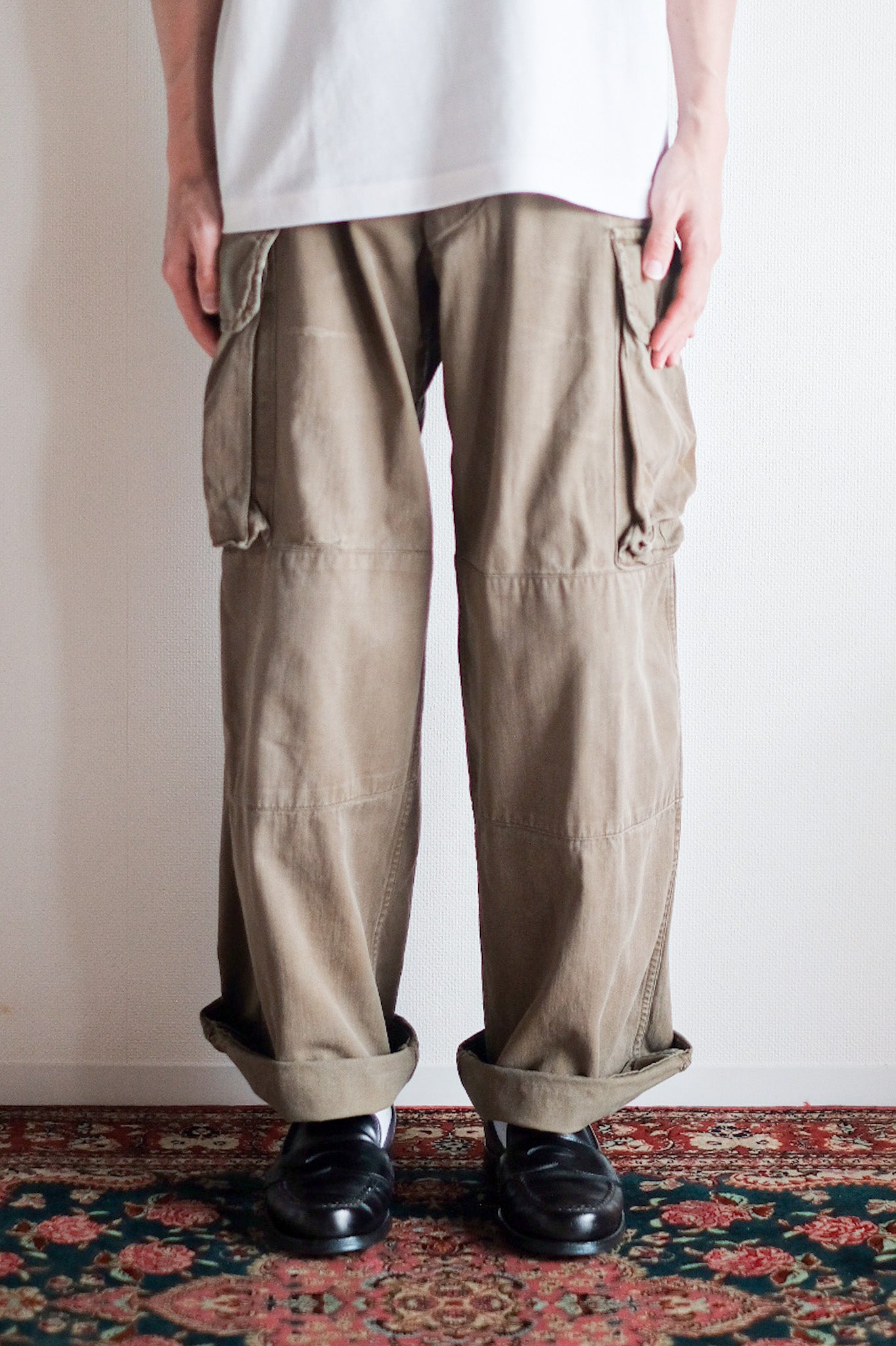 【~50's】French Army M47 Field Trousers Size.31