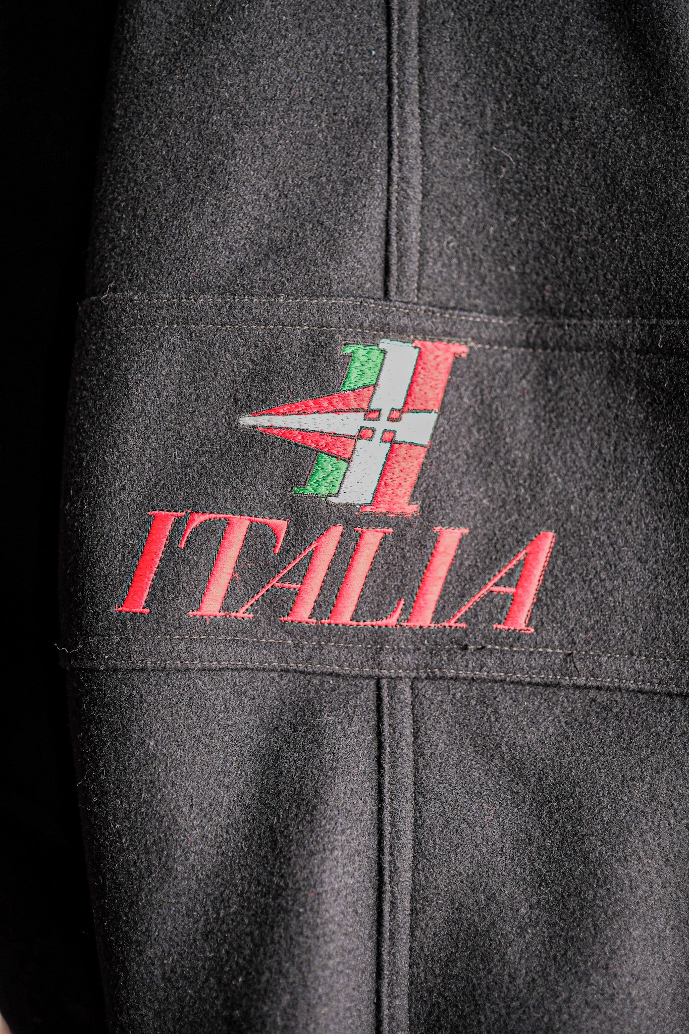 【~80's】Old Gucci Double Breasted Italian Wool Blouson Size.50