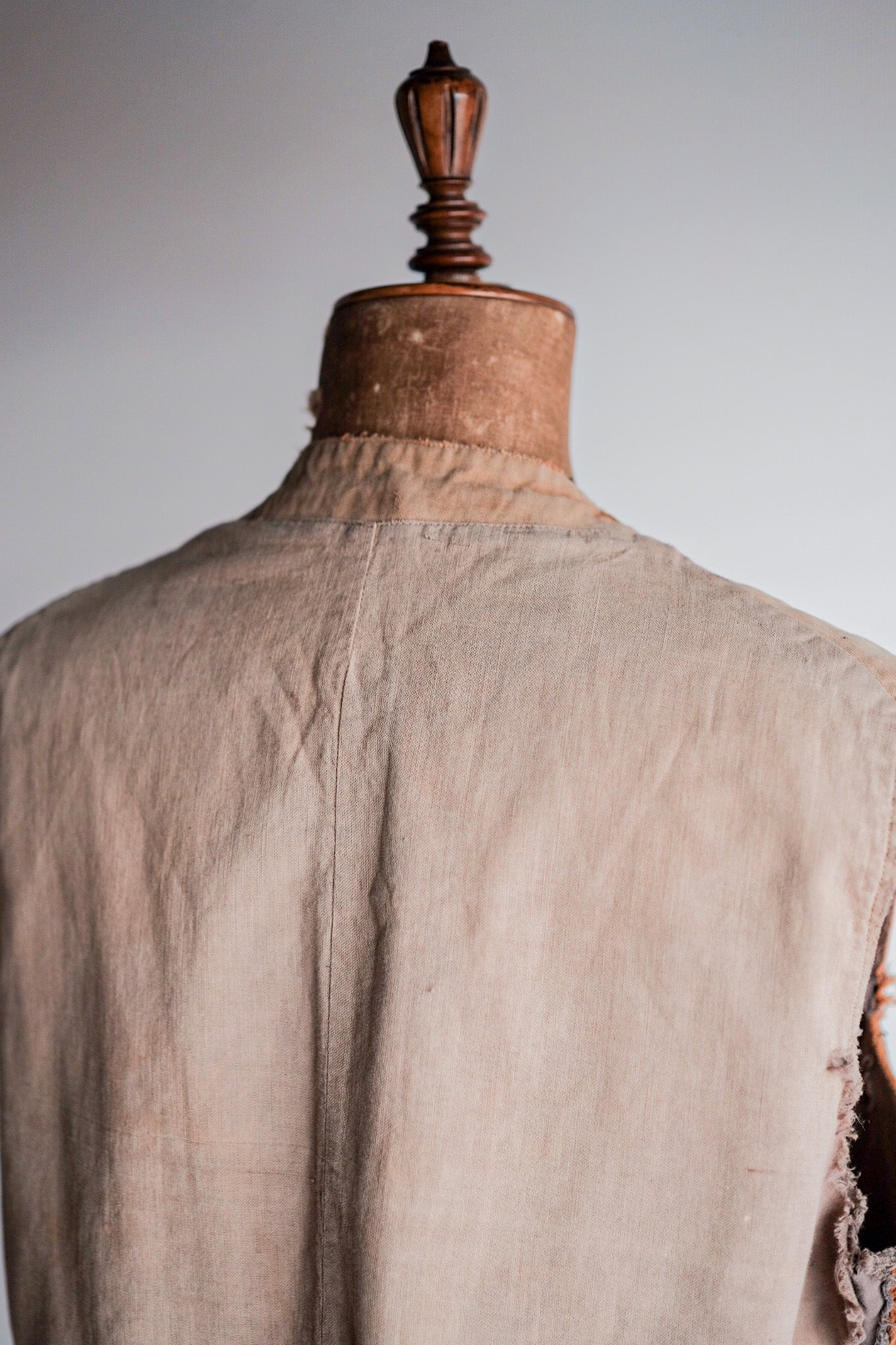 【~30's】French Vintage Cotton Hunting Gilet