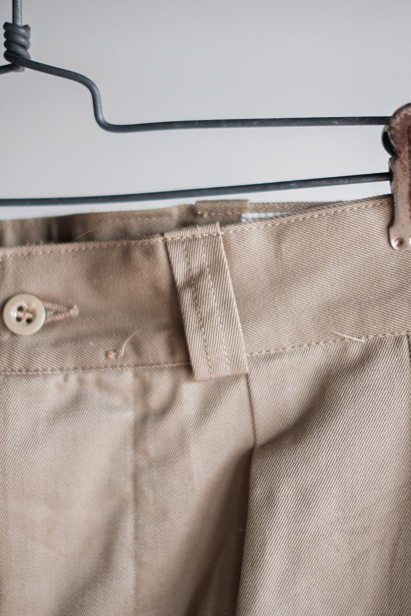 【~60's】French Army M52 Chino Trousers Size.23 "Dead Stock"