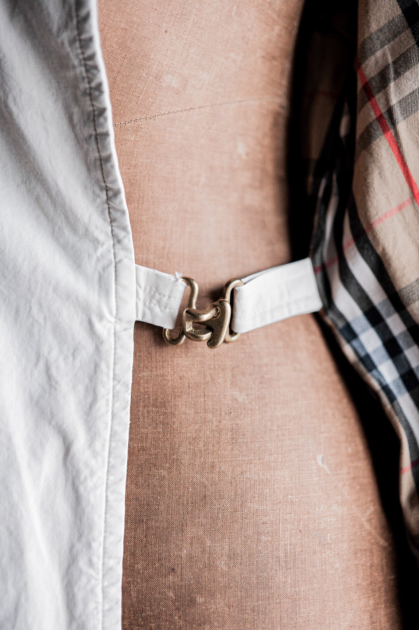 【~80's】Vintage Burberry's Single Raglan Tielocken Coat C100 Size.46REG