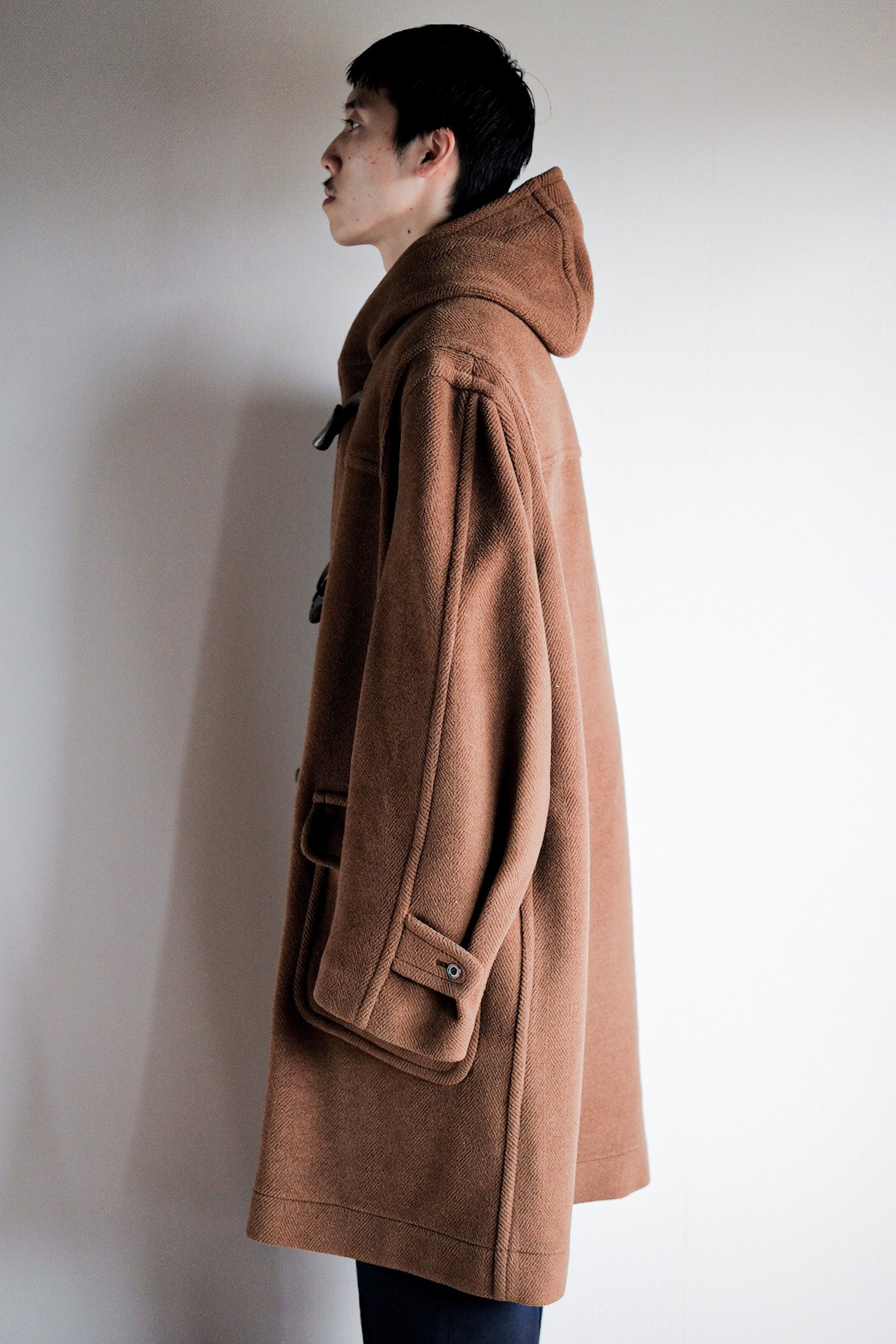 【~90's】Old INVERTERE Wool Duffle Coat "Moorbrook"