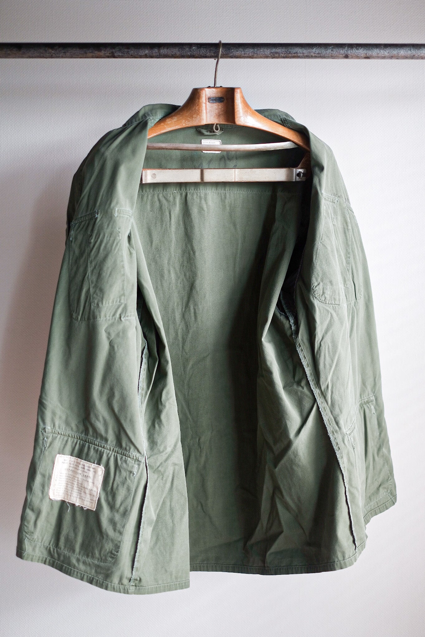 【~60's】US Army Jungle Fatigue Jacket "3rd Type" Size.LARGE-REGULAR