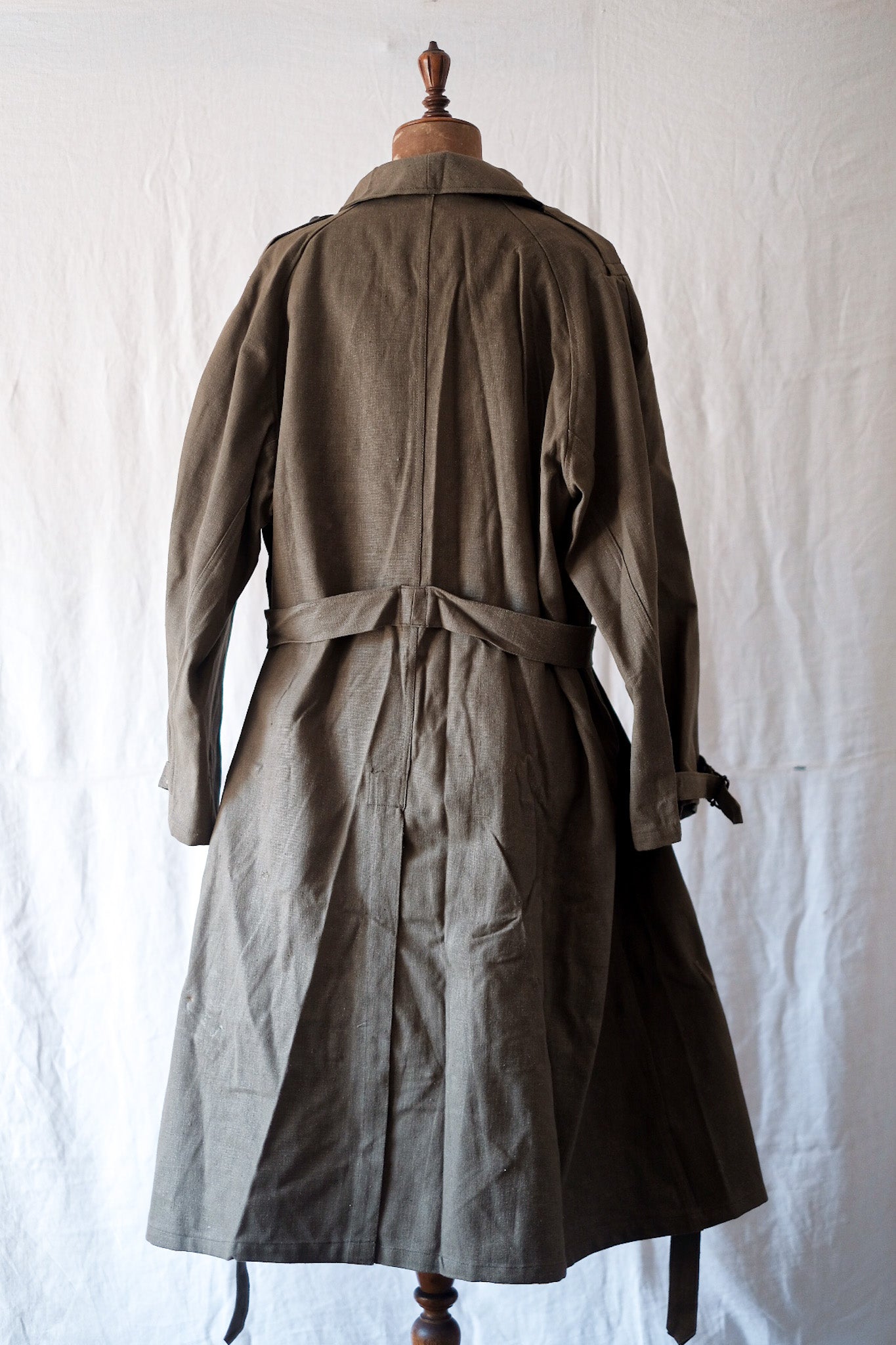 【~50's】French Army M35 Motorcycle Coat Size.2 "Dead Stock"
