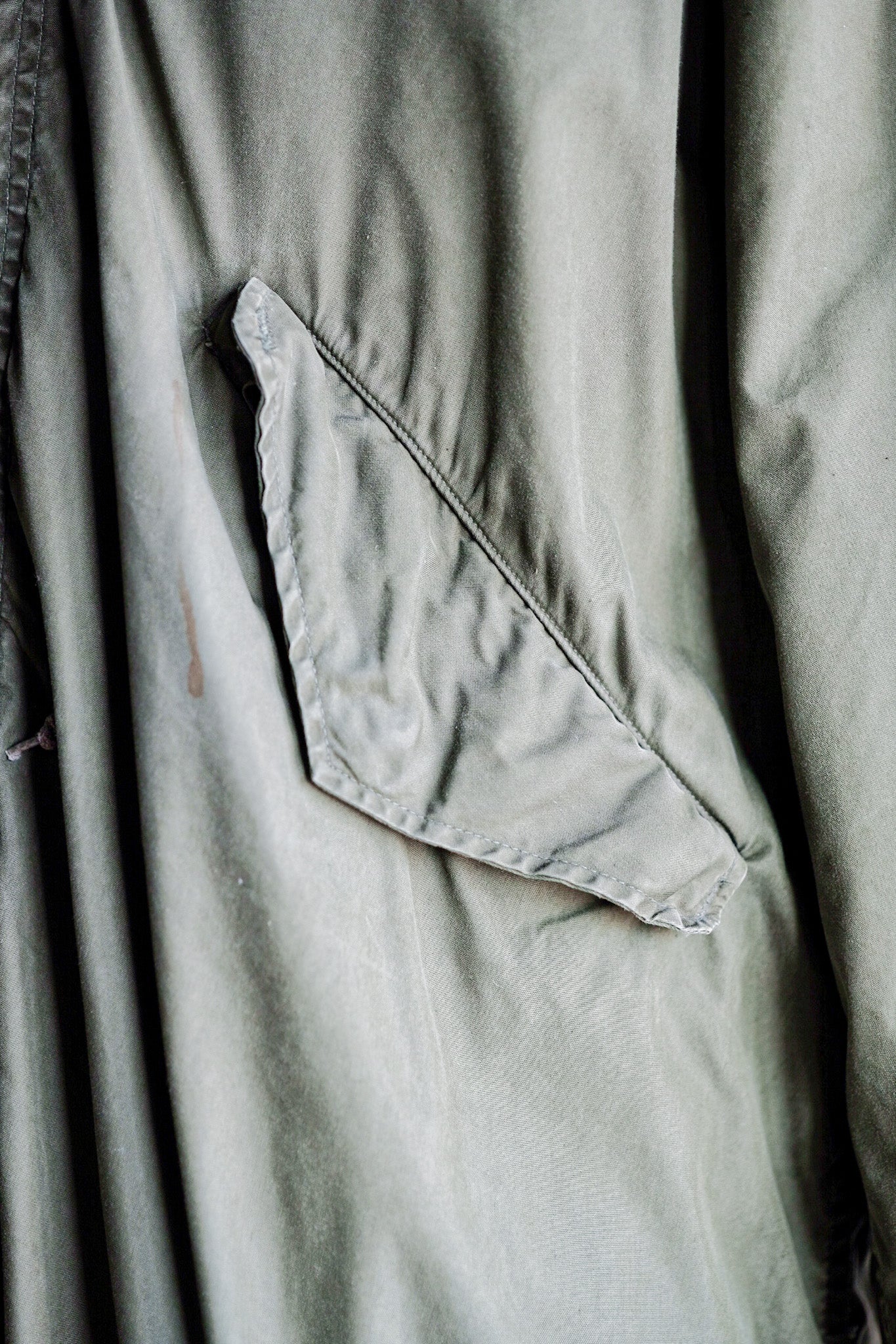 【~80's】U.S.ARMY M-65 Fishtail Parka Size.MEDIUM "Full Set"
