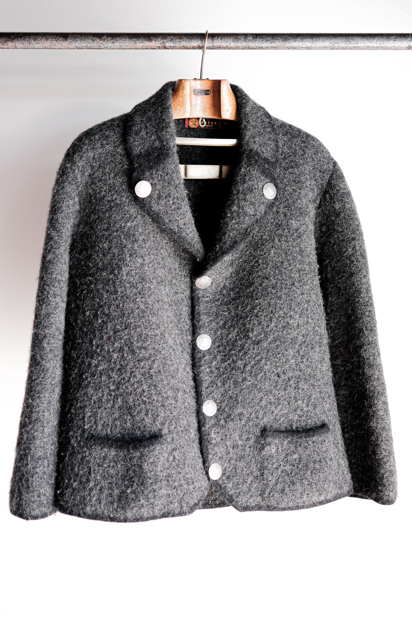 【~80's】HOFER Tyrolean Wool Jacket Size.44