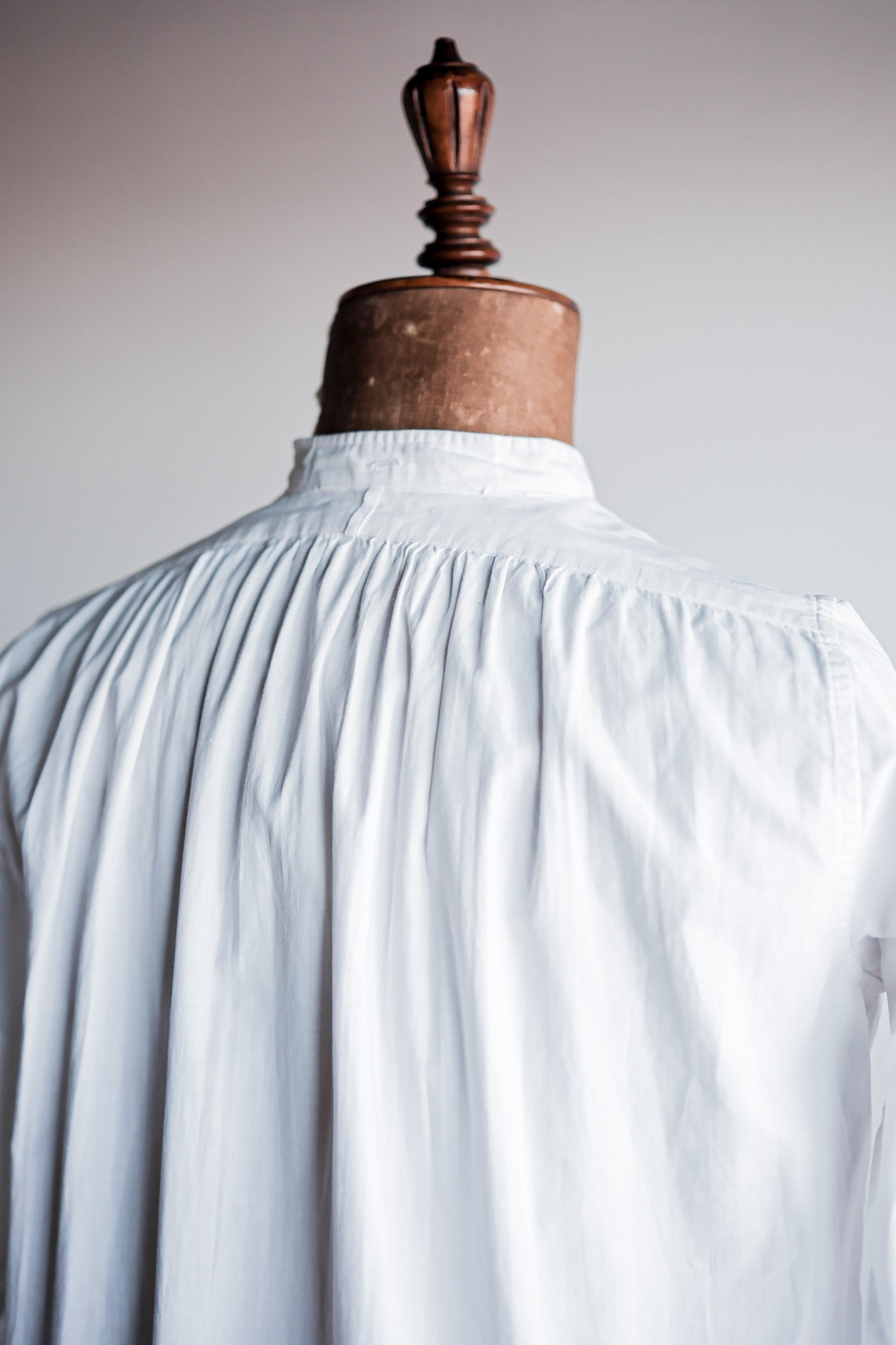 【~30's】French Vintage Cotton Dress Shirt "Belle Jardiniere"