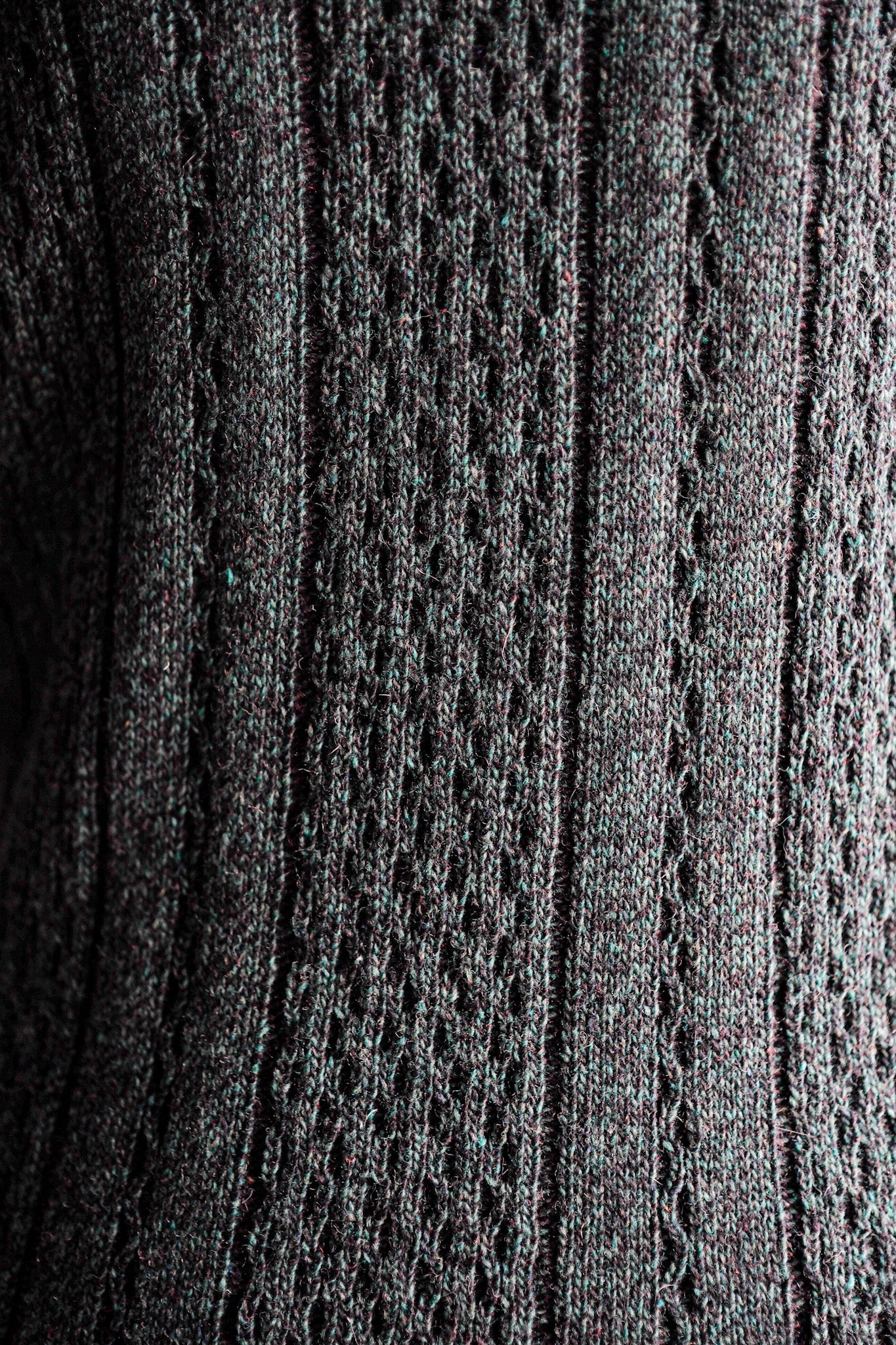 【~60's】French Vintage V-neck Wool Sweater "Dead Stock"