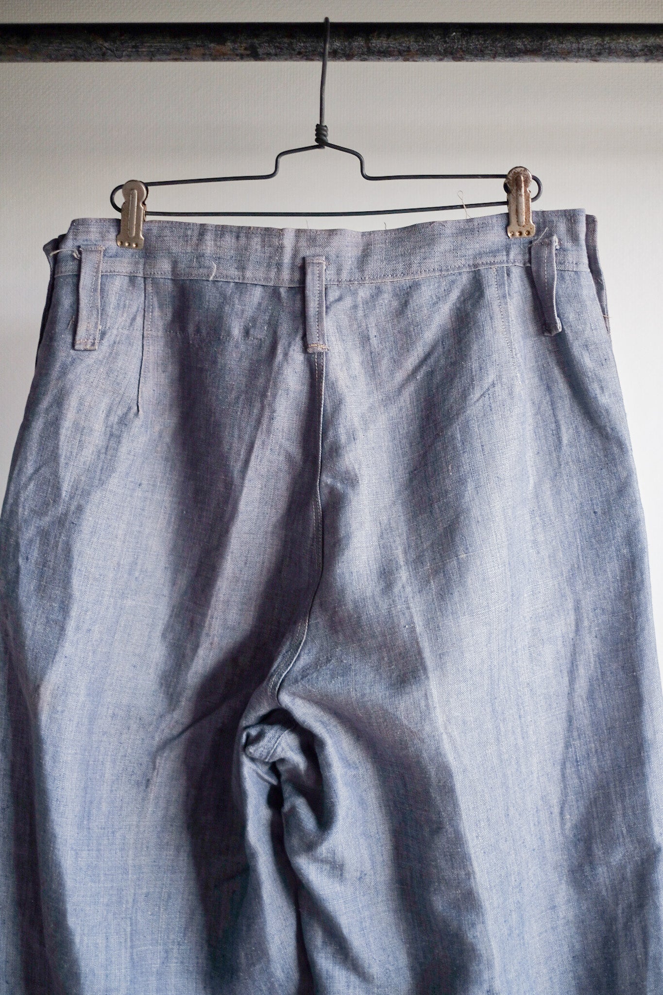 【~50's】French Navy Ramie Linen Sailor Pant