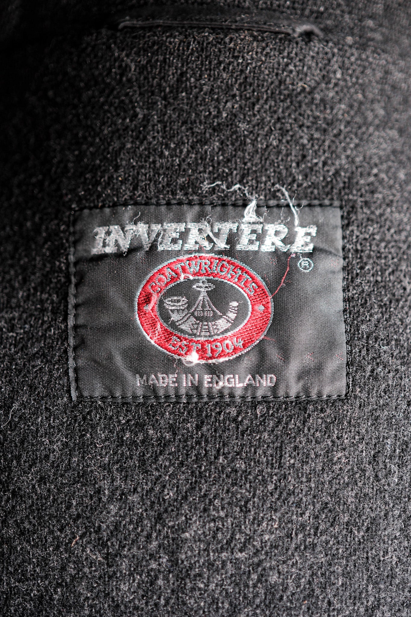 【~90's】Old INVERTERE Wool Duffle Coat "Moorbrook"
