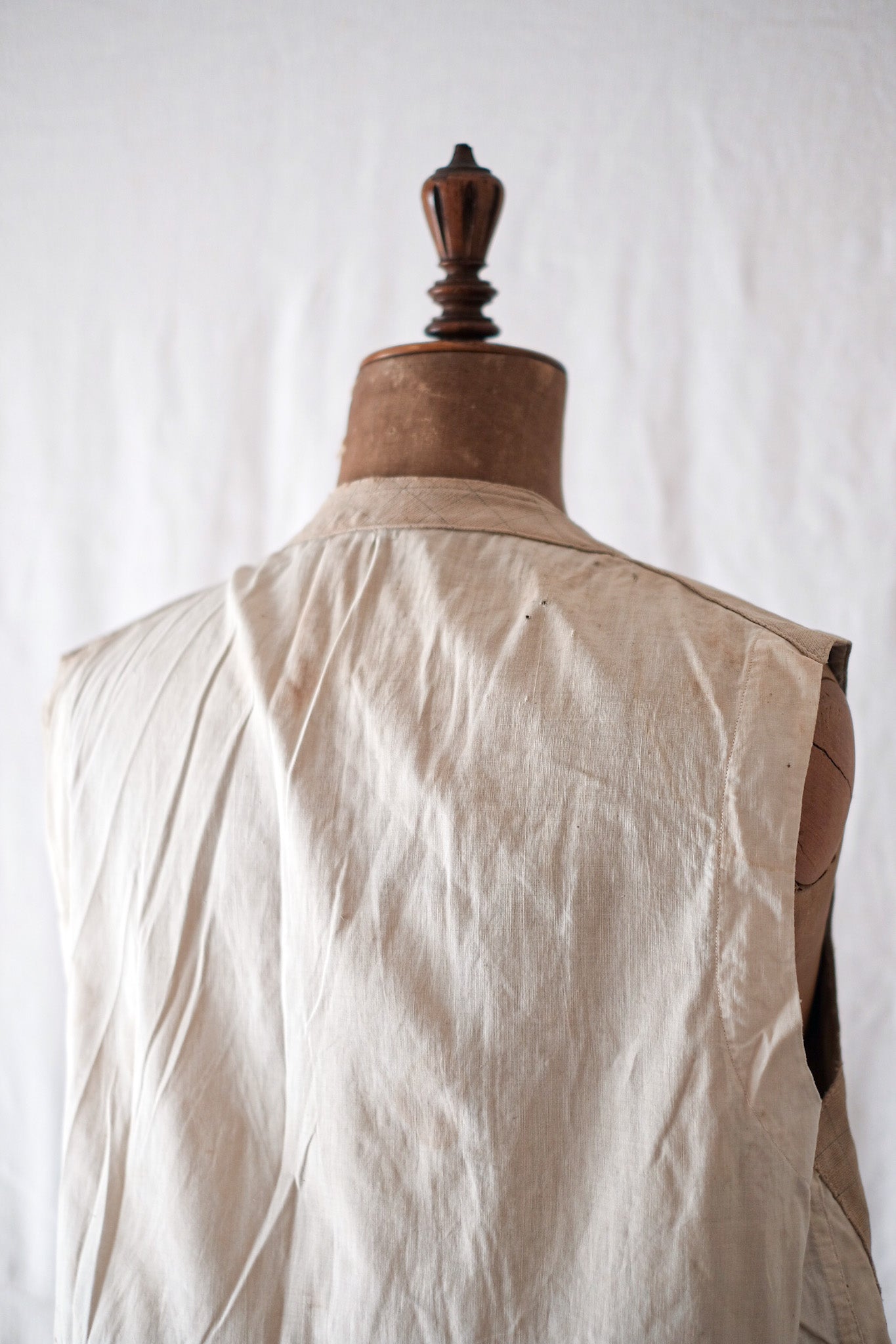 【~30's】French Vintage Cotton Gilet
