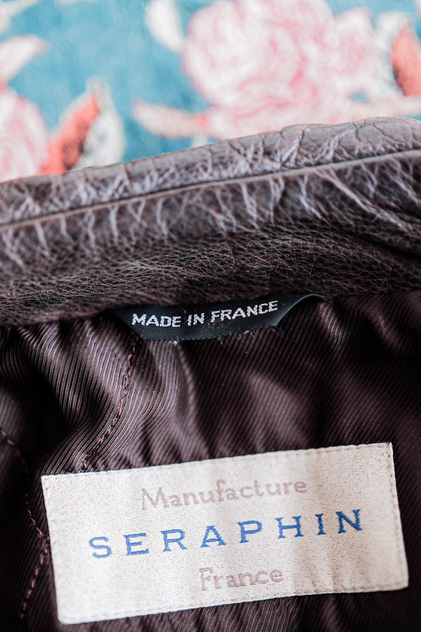 【~90's】Old SERAPHIN Leather Jacket Size.52