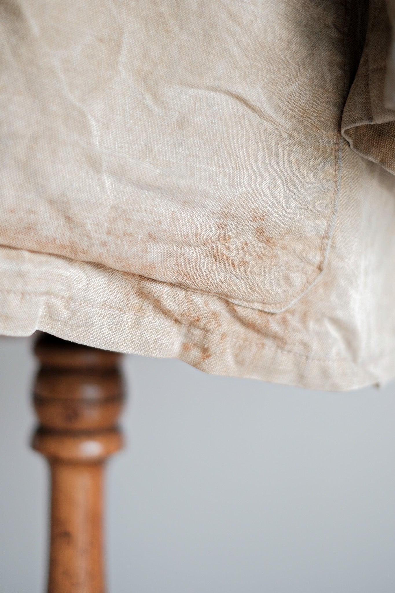 【~30's】French Vintage Linen Hunting Jacket