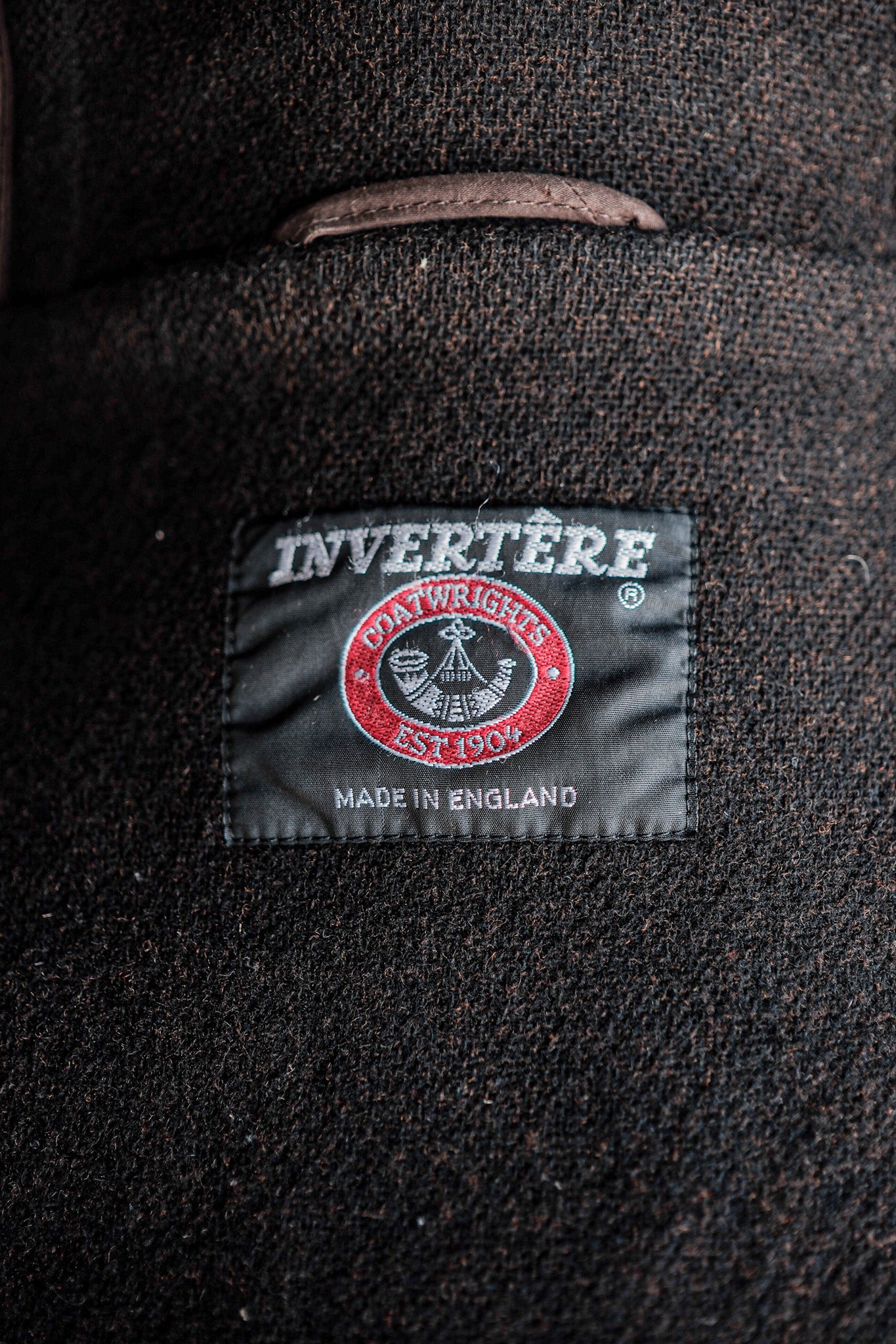 【~90's】Old INVERTERE Wool Duffle Coat "Moorbrook"