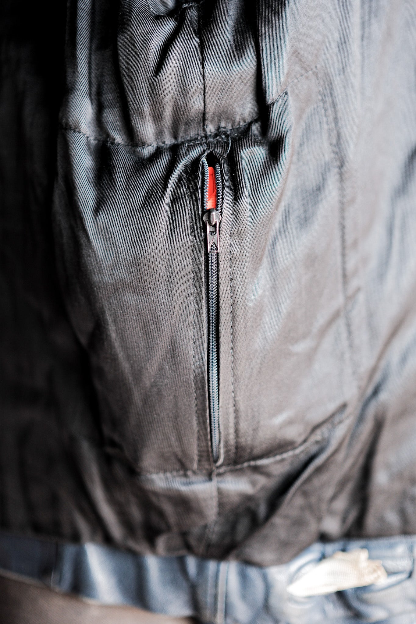 【~70's】French Air Force Pilot Leather Jacket Size.92C