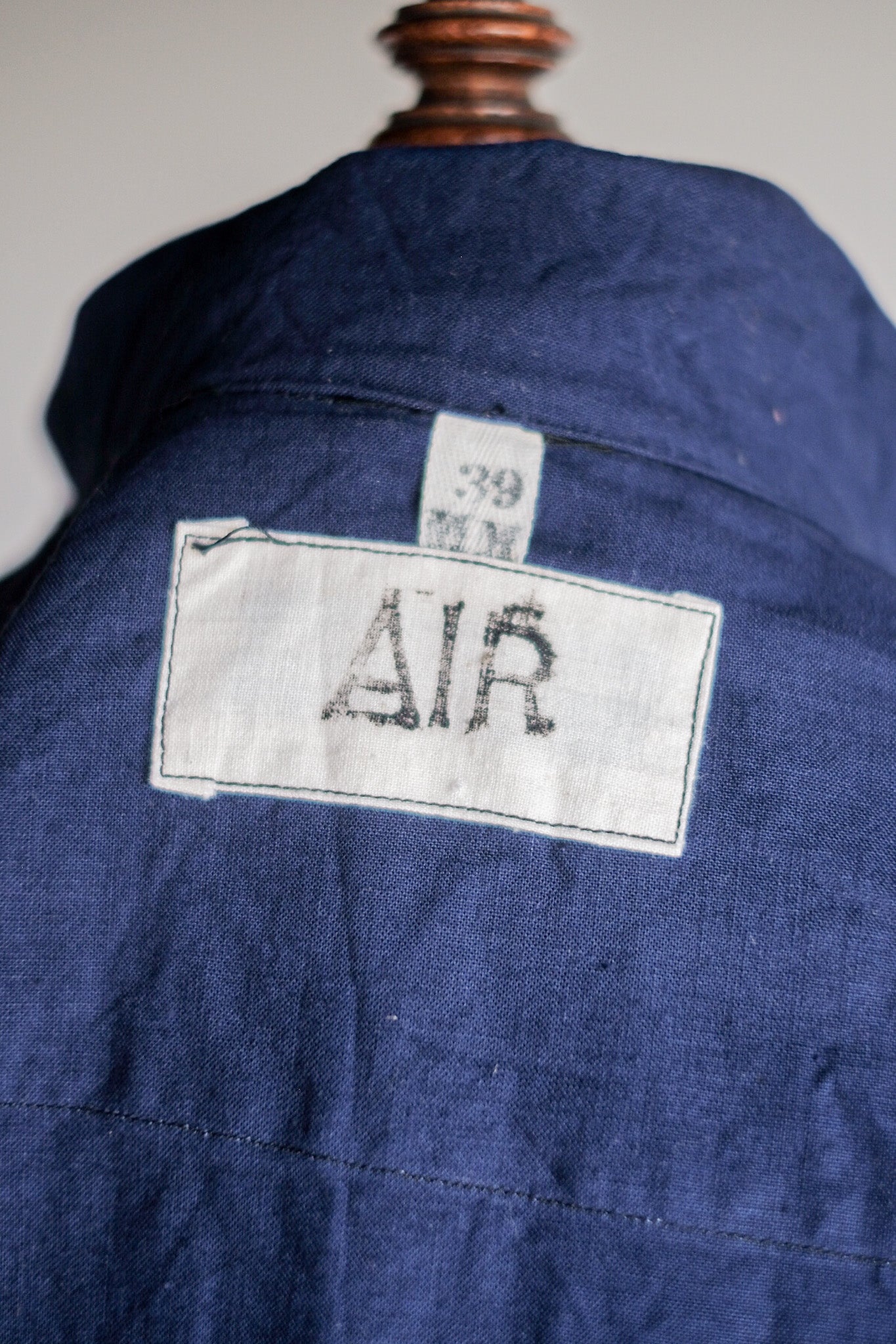 【~50's】French Air Force Indigo Metis Shirt "Dead Stock"