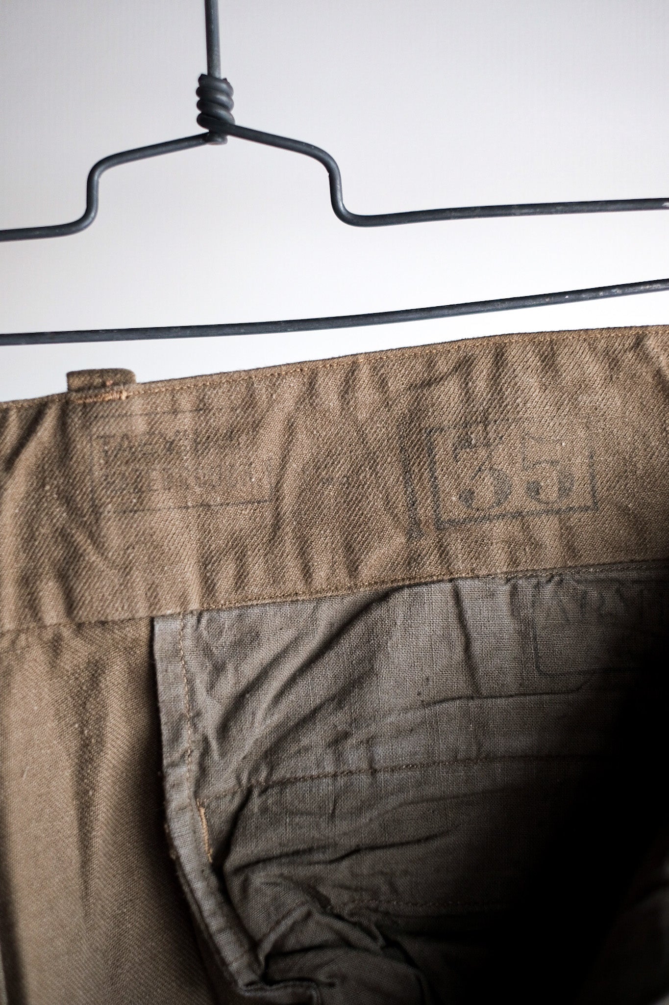 【~50's】French Army M47 Field Trousers Size.35 "Dead Stock"