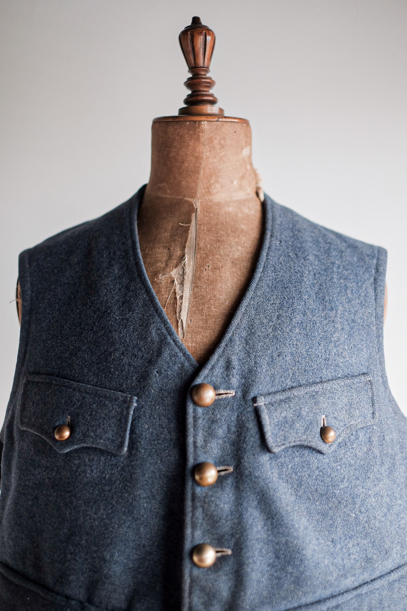 【~10's】WW1 French Army Wool Gilet
