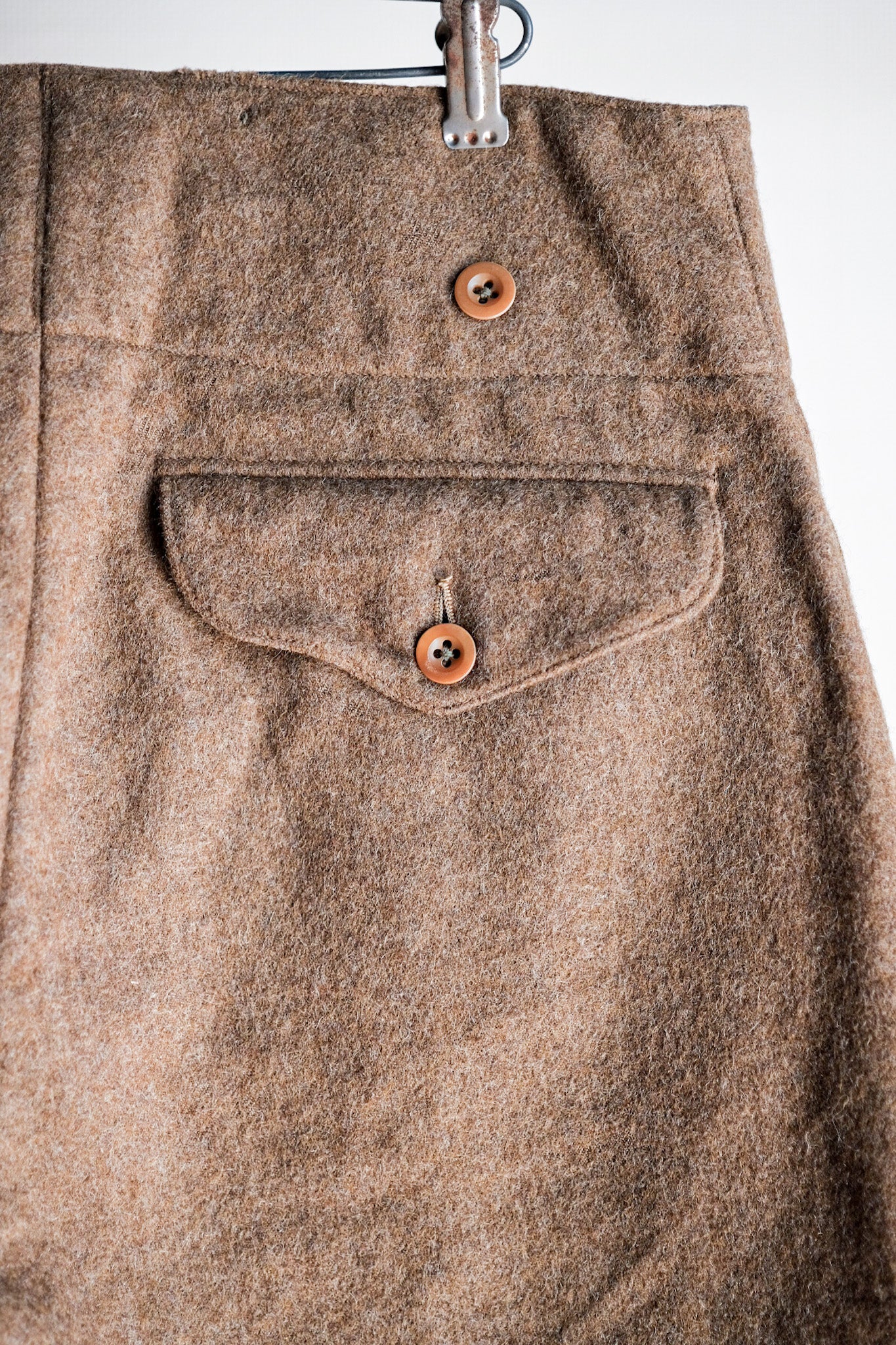 【~50's】British Army Battledress Wool Trousers