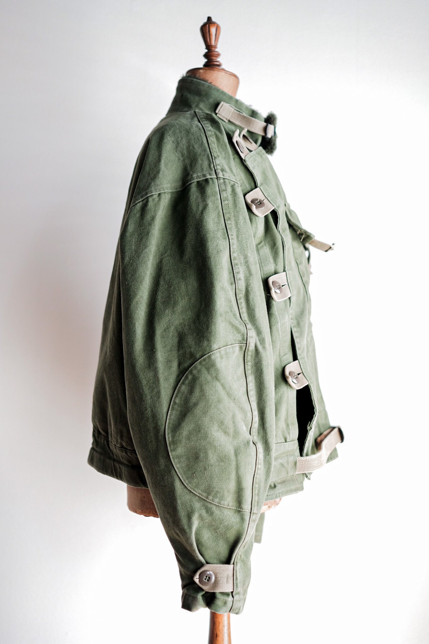 【~60's】Swedish Army Dispatch Rider Motorcycle Jacket With Liner Size.C56