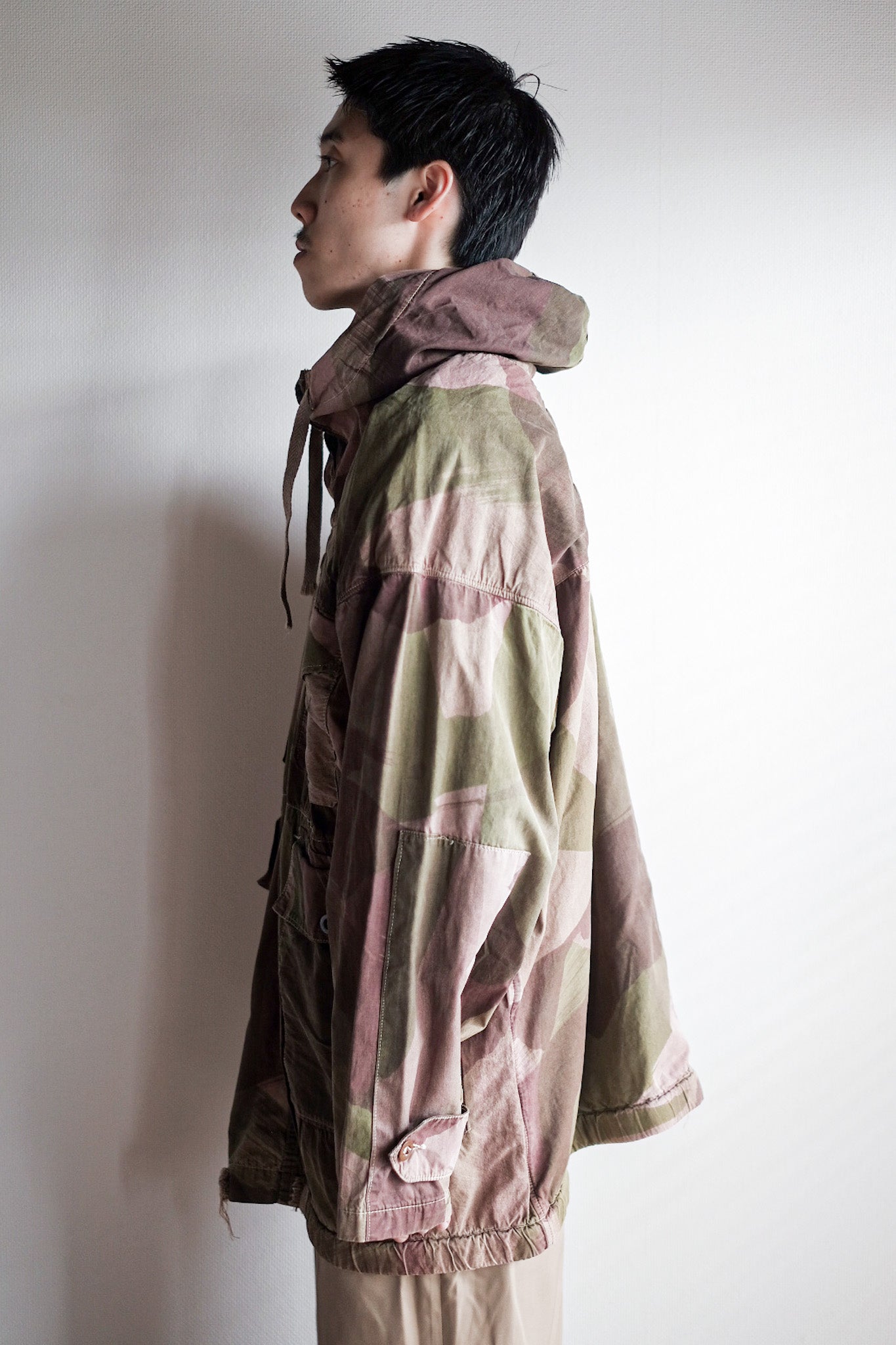 【~40's】British Army SAS Camouflaged Windproof Smock Size.7 "Dead Stock"