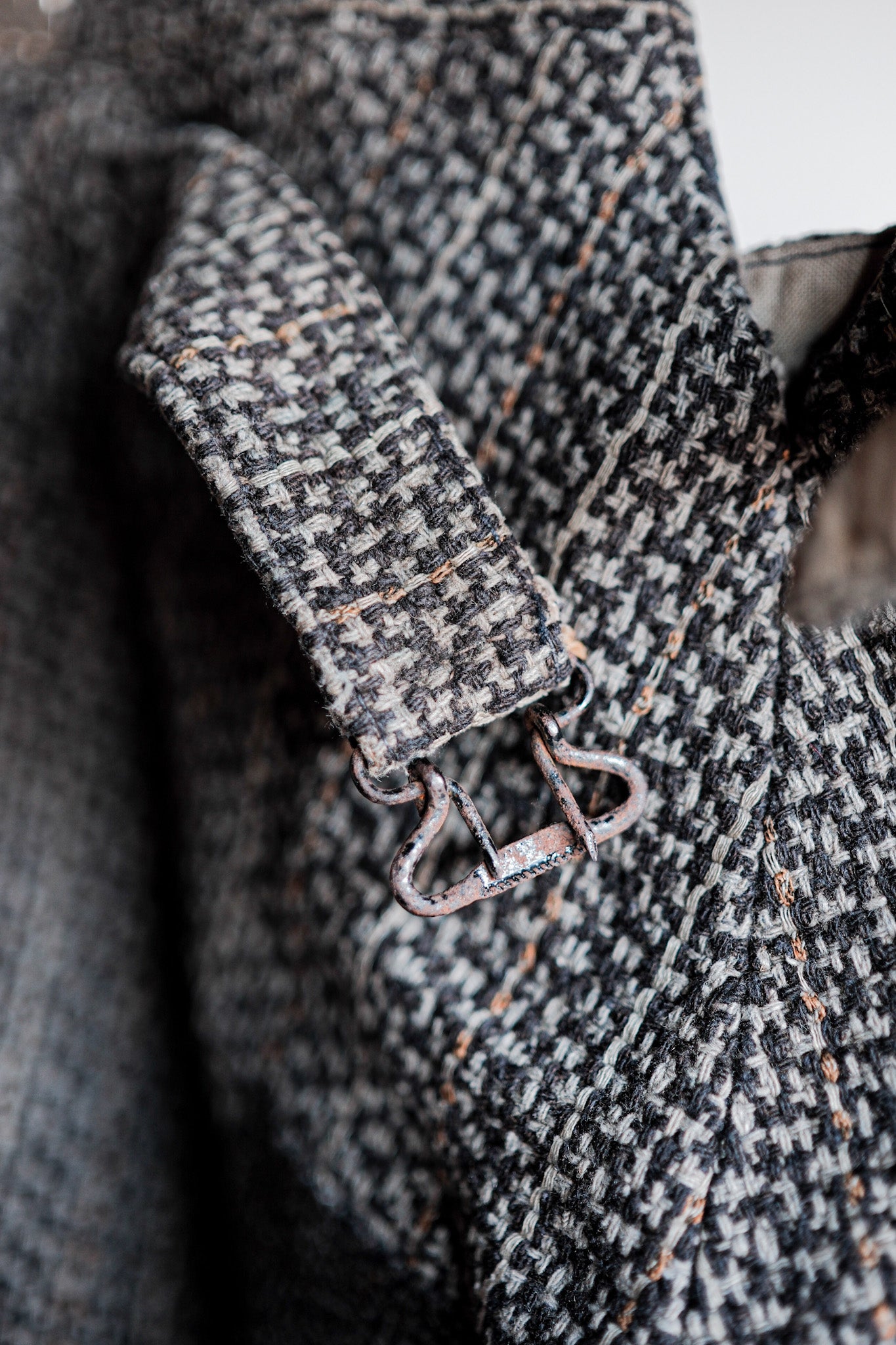 【~20's】French Vintage Homemade Wool Work Pants "Patchwork"