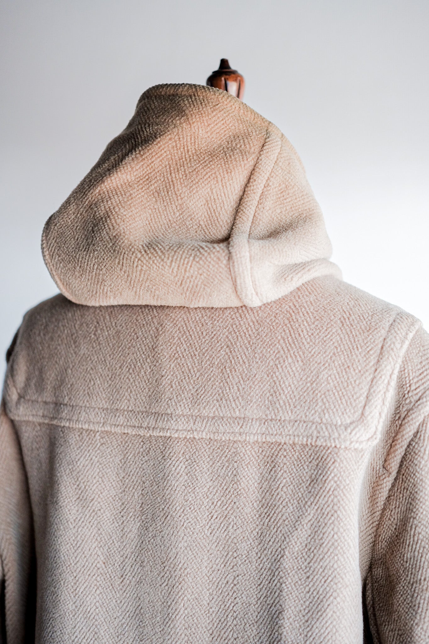 【~80's】Old England Wool Duffle Coat Made by INVERTERE "Moorbrook"