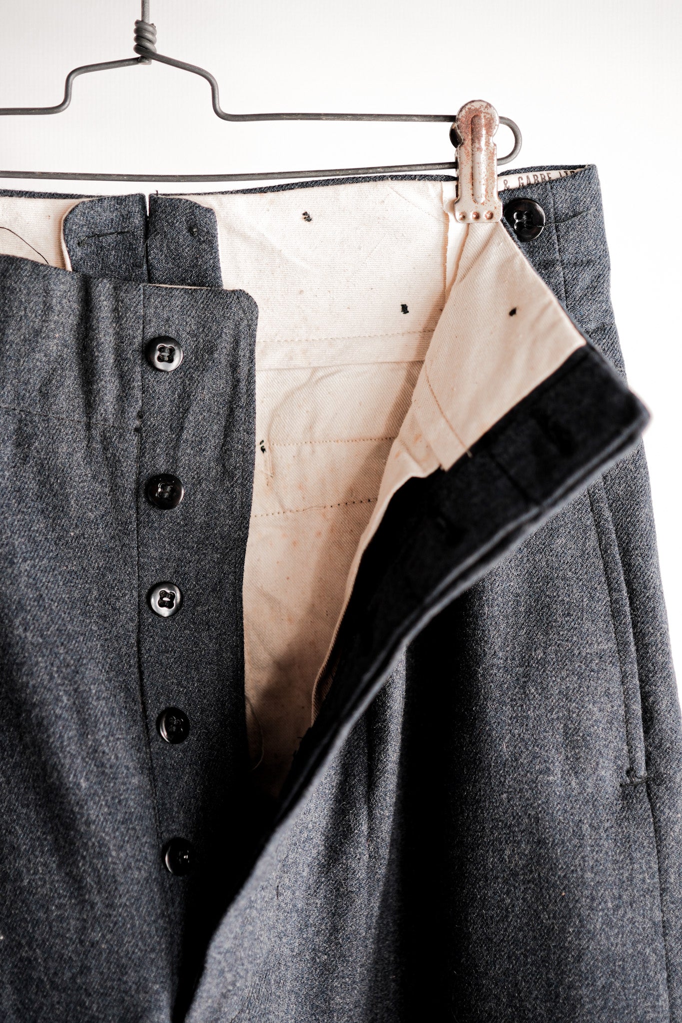 【~50's】Royal Canadian Air Force Wool Trousers Size.N21 "Dead Stock"