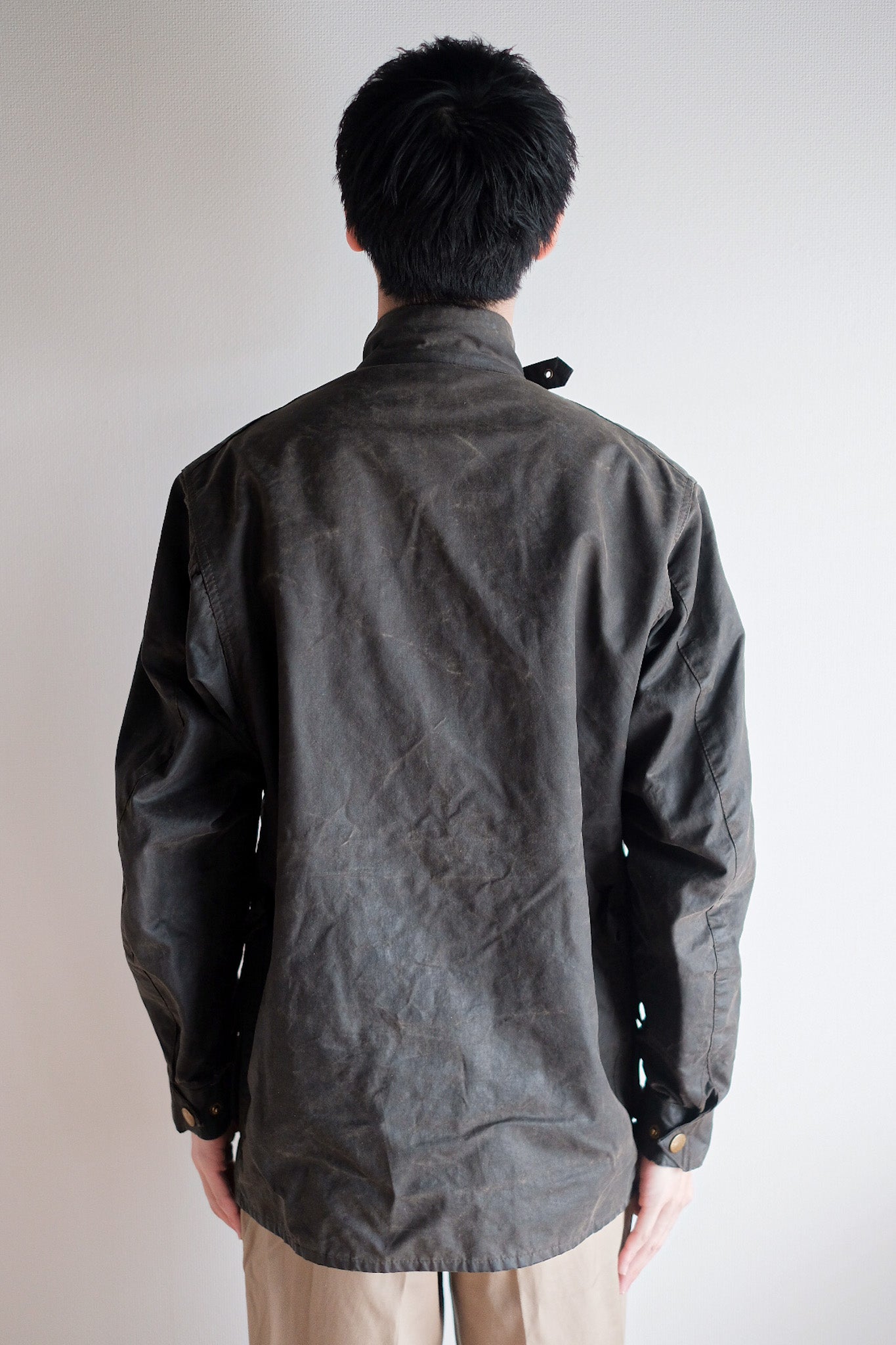 【~80's】Vintage Barbour "INTERNATIONAL SUIT" 2 Crest Size.38