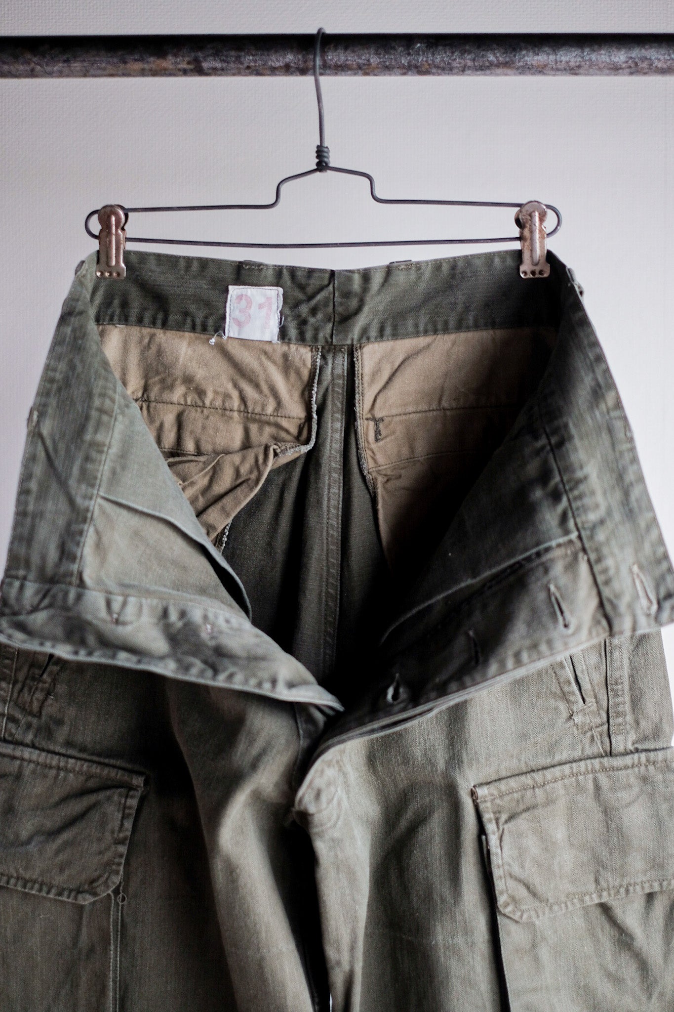 【~60's】French Army M47 Field Trousers Size.31