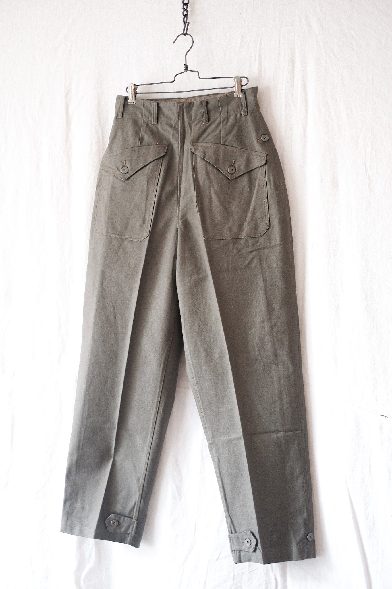 【~50's】Swedish Army M39 Trousers "Dead Stock"